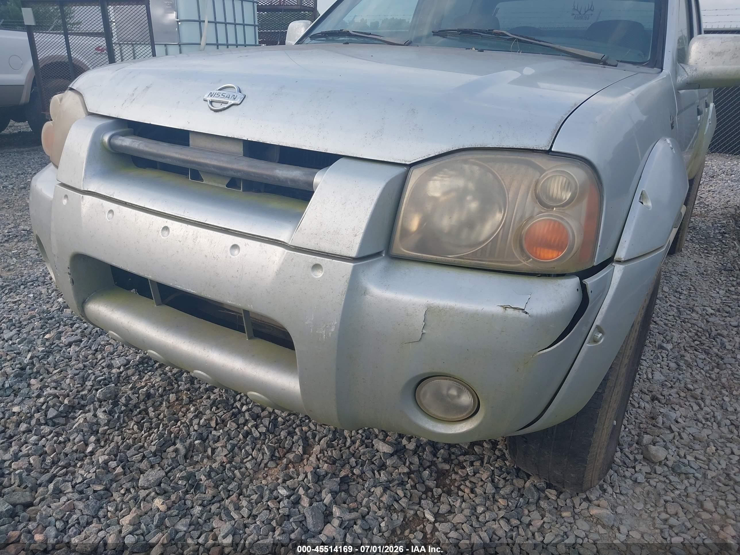 2001 Nissan Frontier Se-v6 Silver vin: 1N6ED27T01C343765