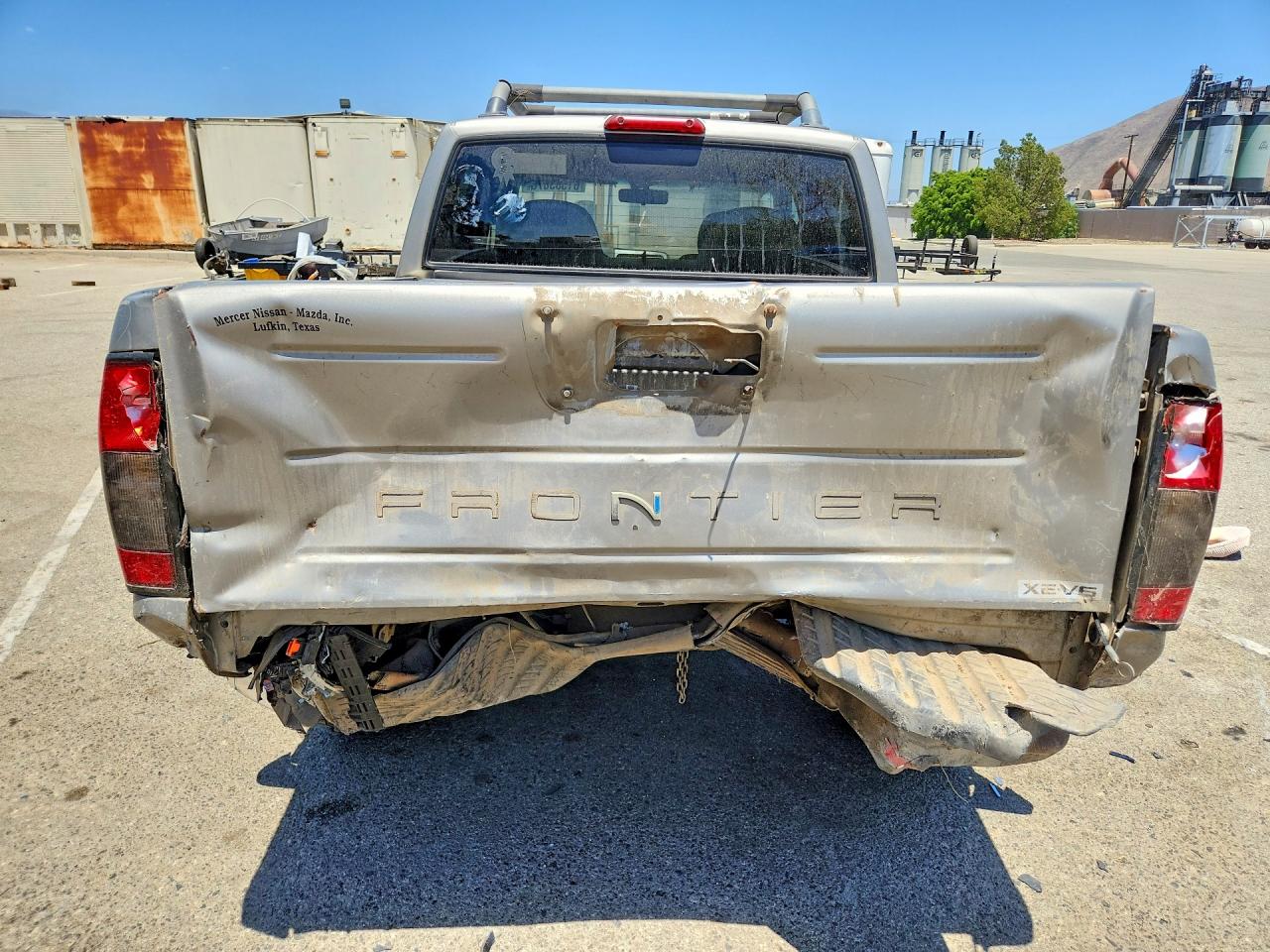 2001 Nissan Frontier Xe Silver vin: 1N6ED27T01C355110