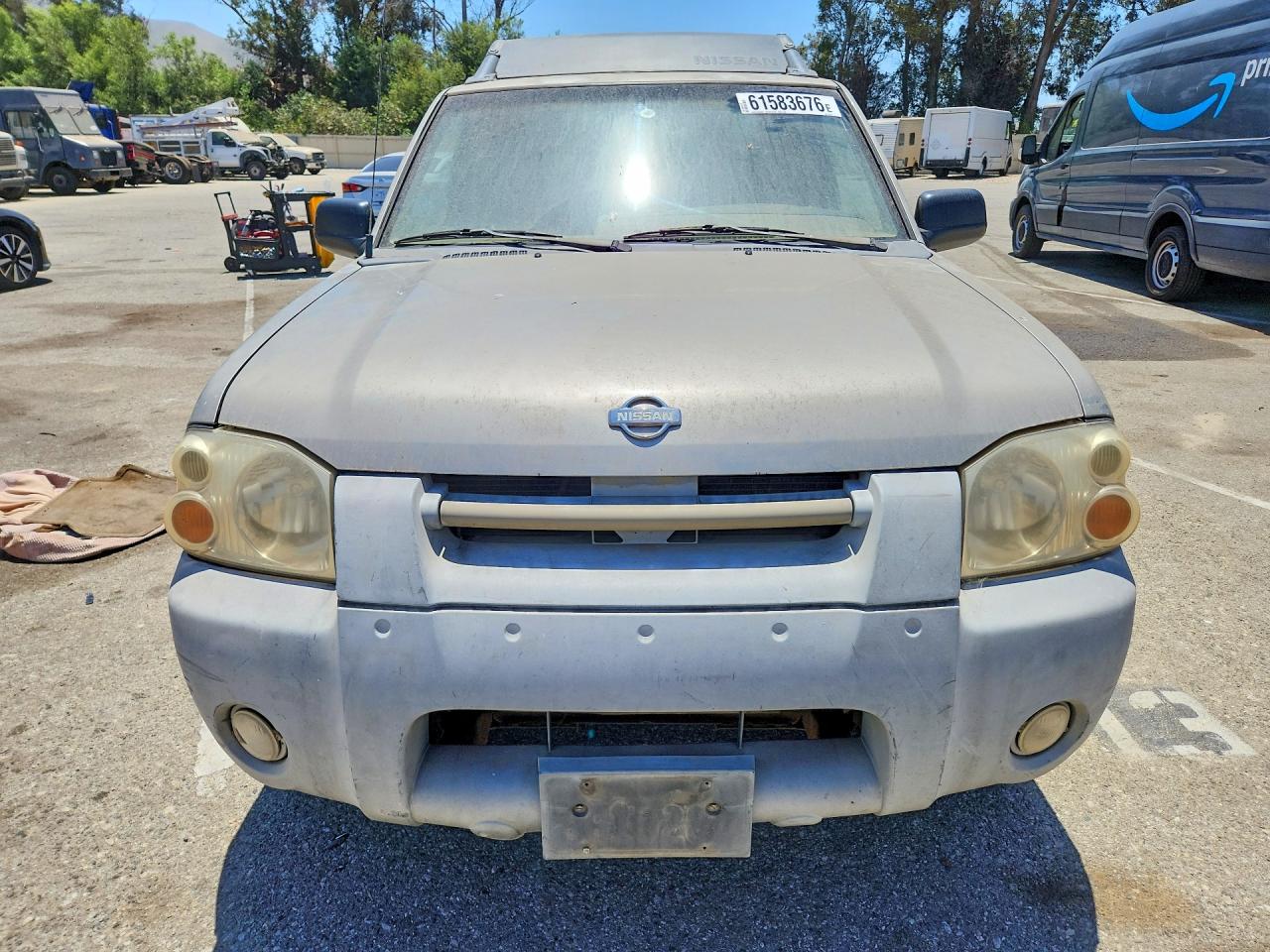 2001 Nissan Frontier Xe Silver vin: 1N6ED27T01C355110