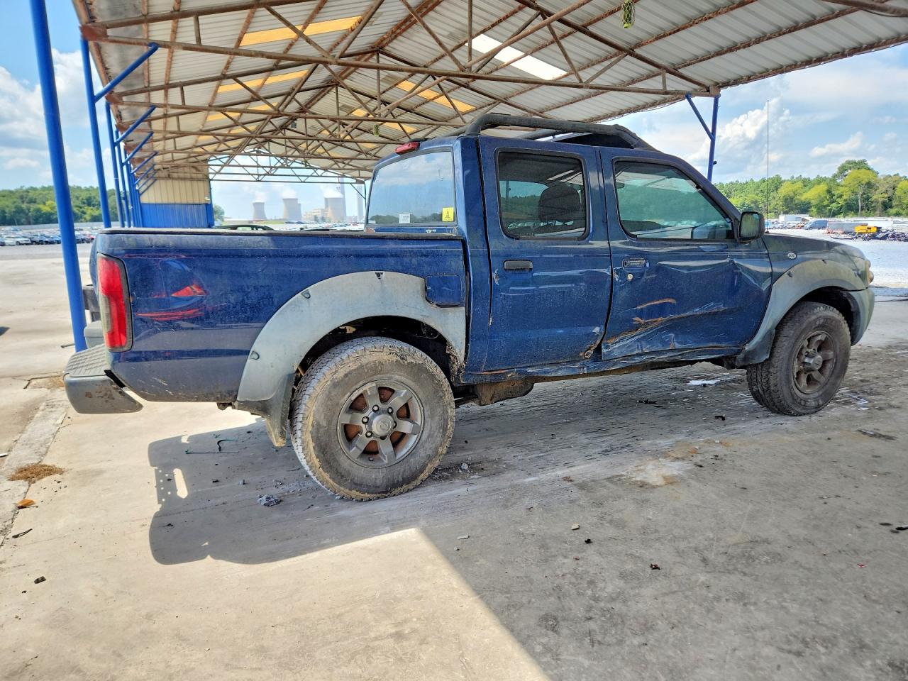 2001 Nissan Frontier Xe Blue vin: 1N6ED27T01C373963
