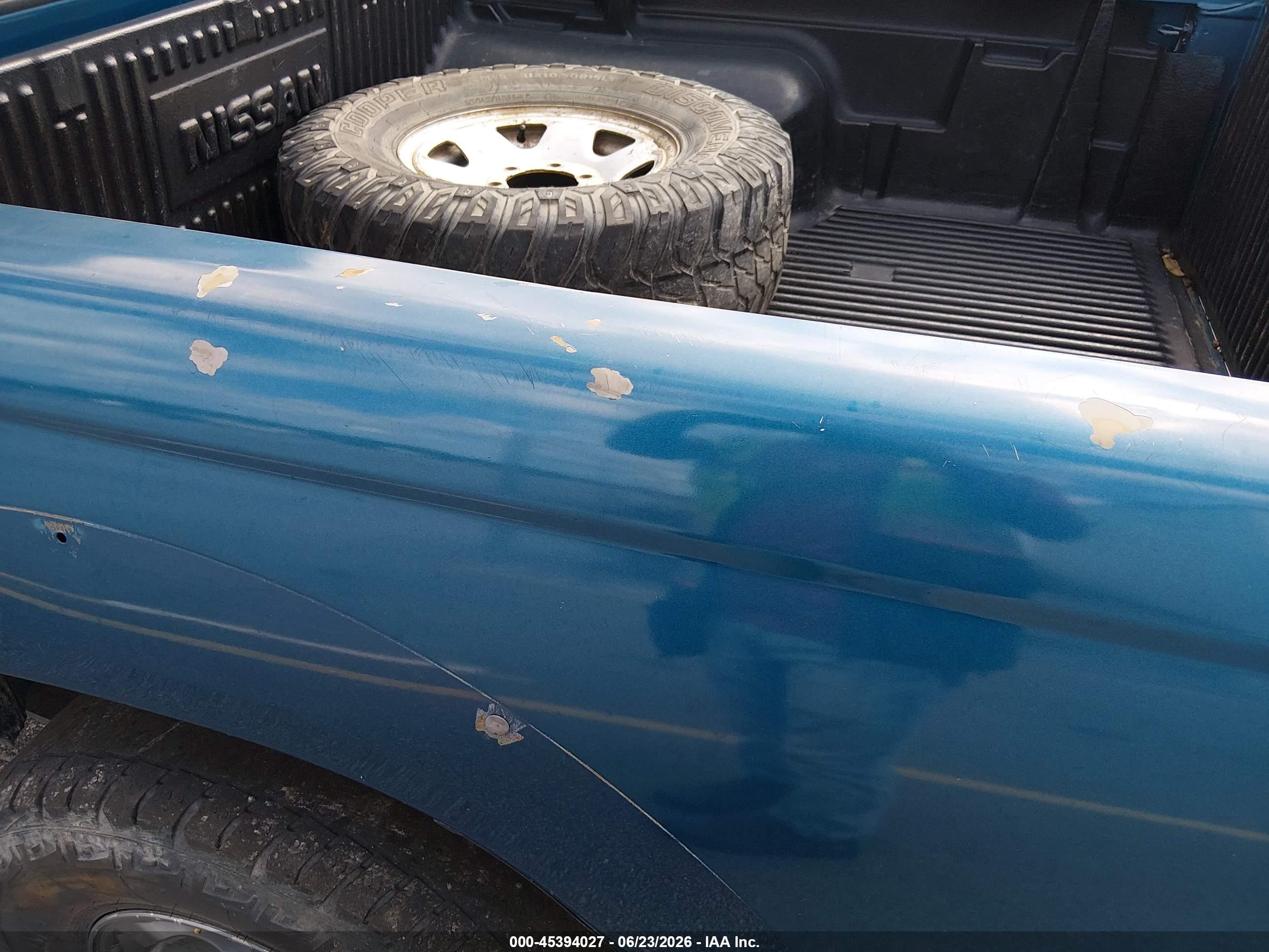 2001 Nissan Frontier Xe-v6 Blue vin: 1N6ED27T01C377480