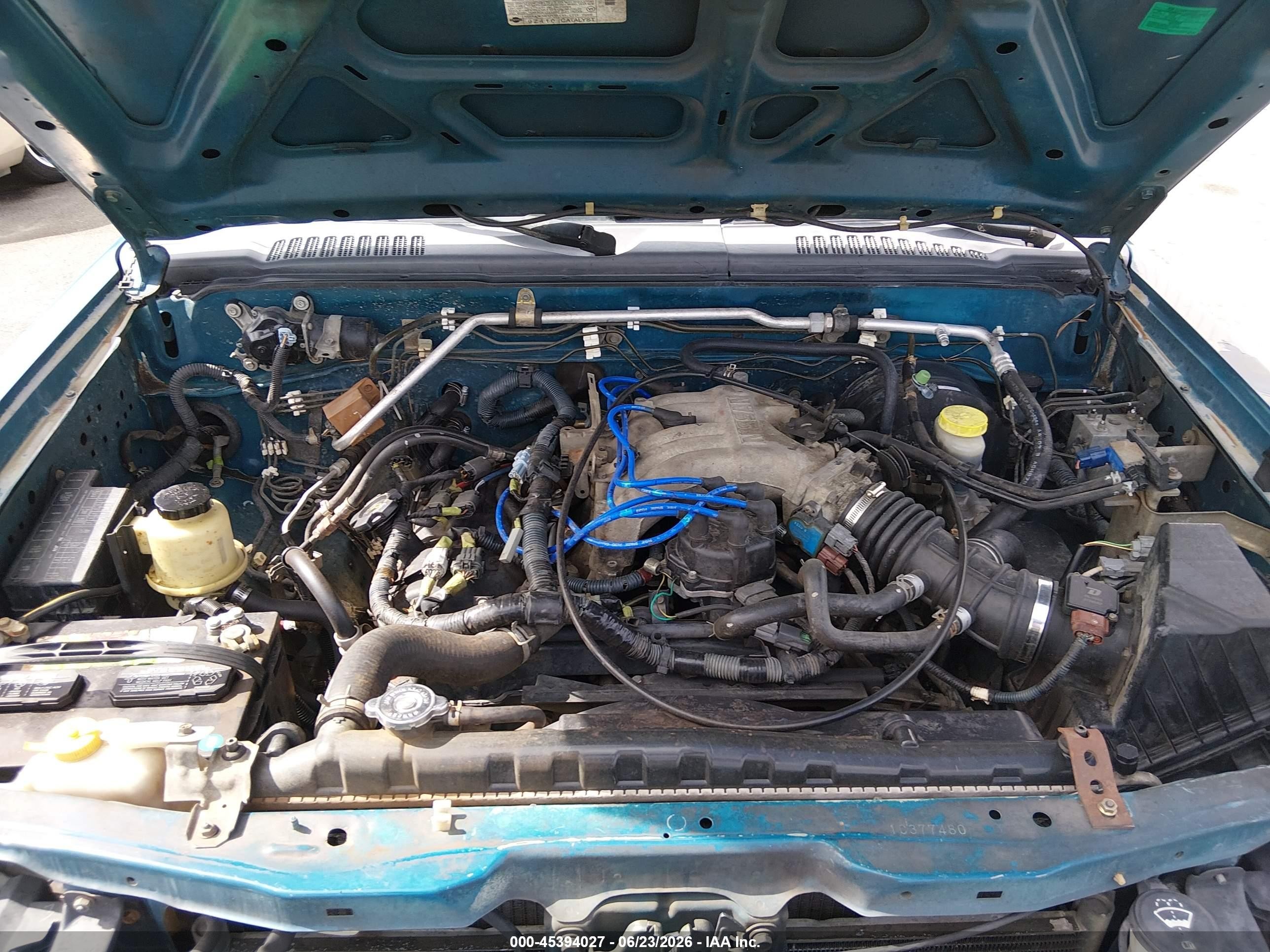 2001 Nissan Frontier Xe-v6 Blue vin: 1N6ED27T01C377480