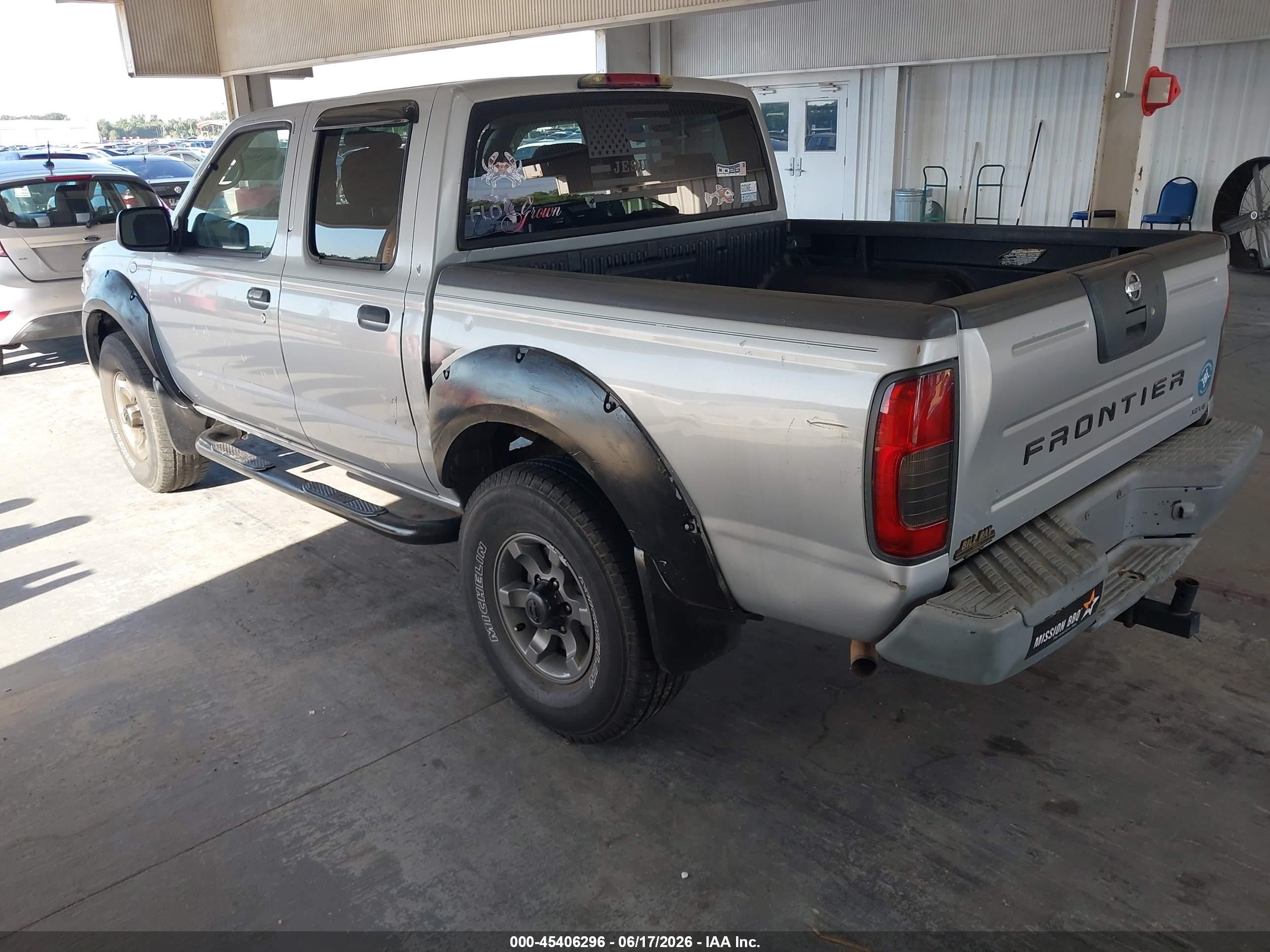 2002 Nissan Frontier Xe-v6 Silver vin: 1N6ED27T02C368229
