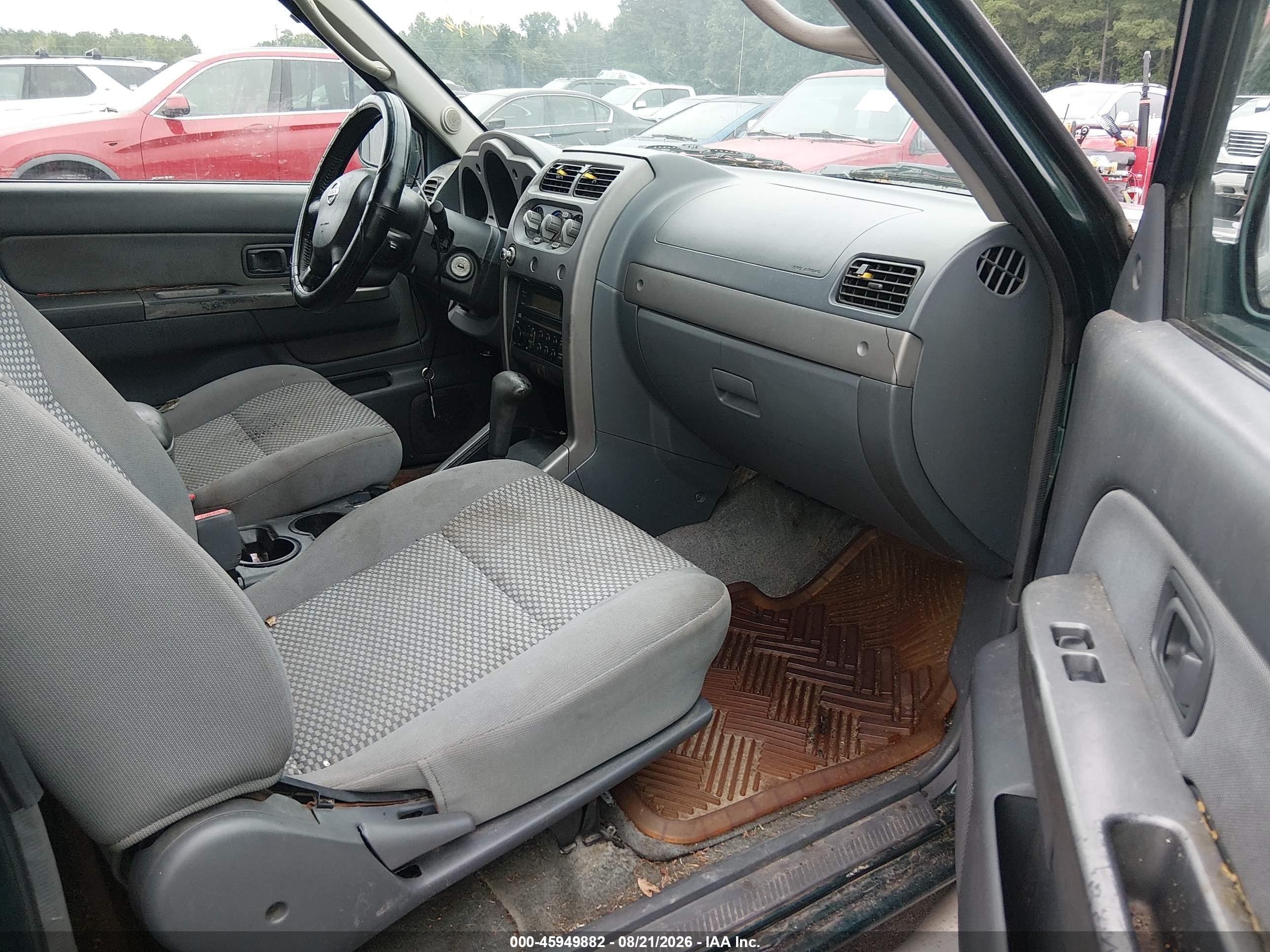 2002 Nissan Frontier Se-v6 Зеленый vin: 1N6ED27T02C387427