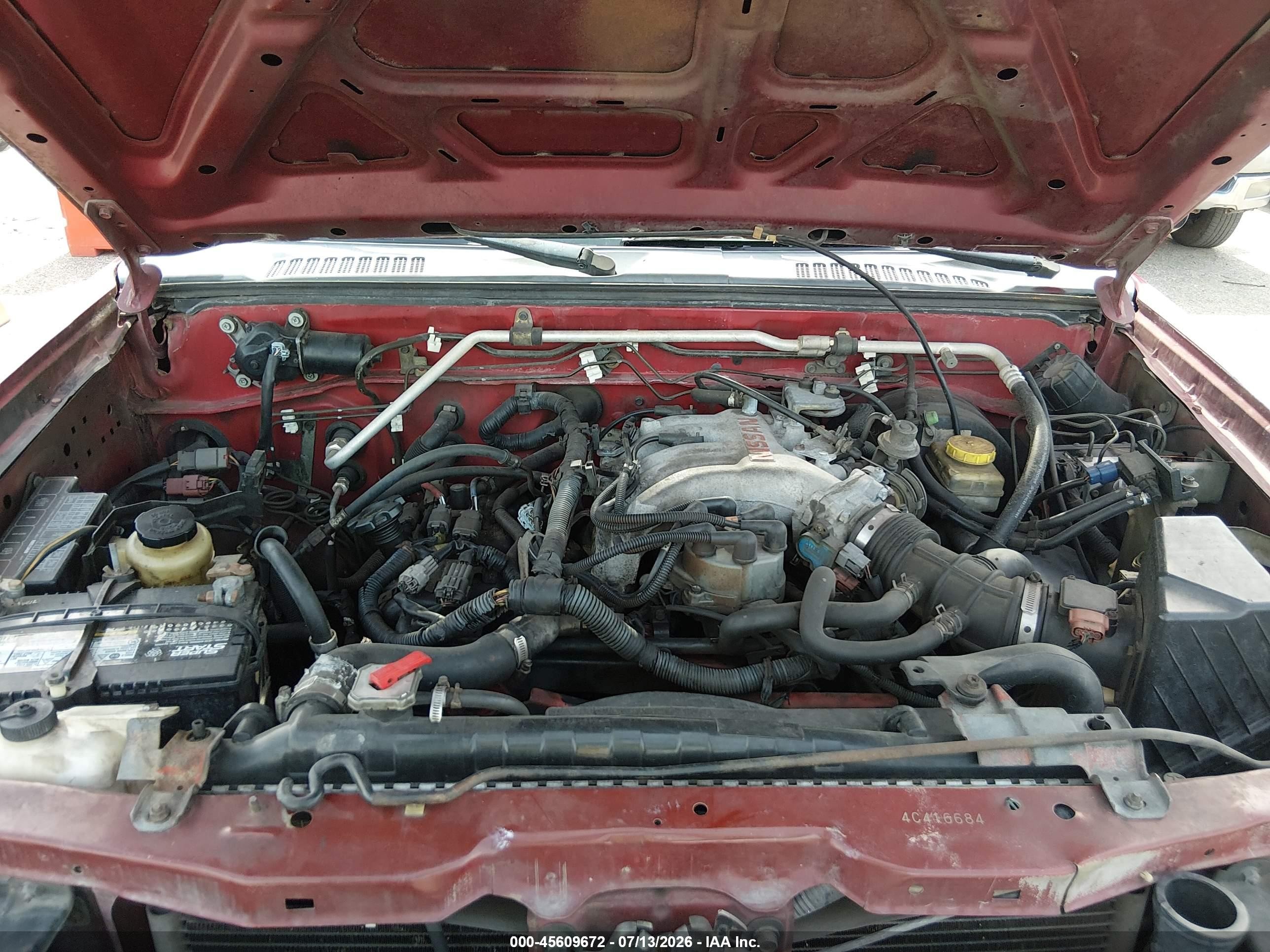 2003 Nissan Frontier Xe-v6 Red vin: 1N6ED27T03C436515