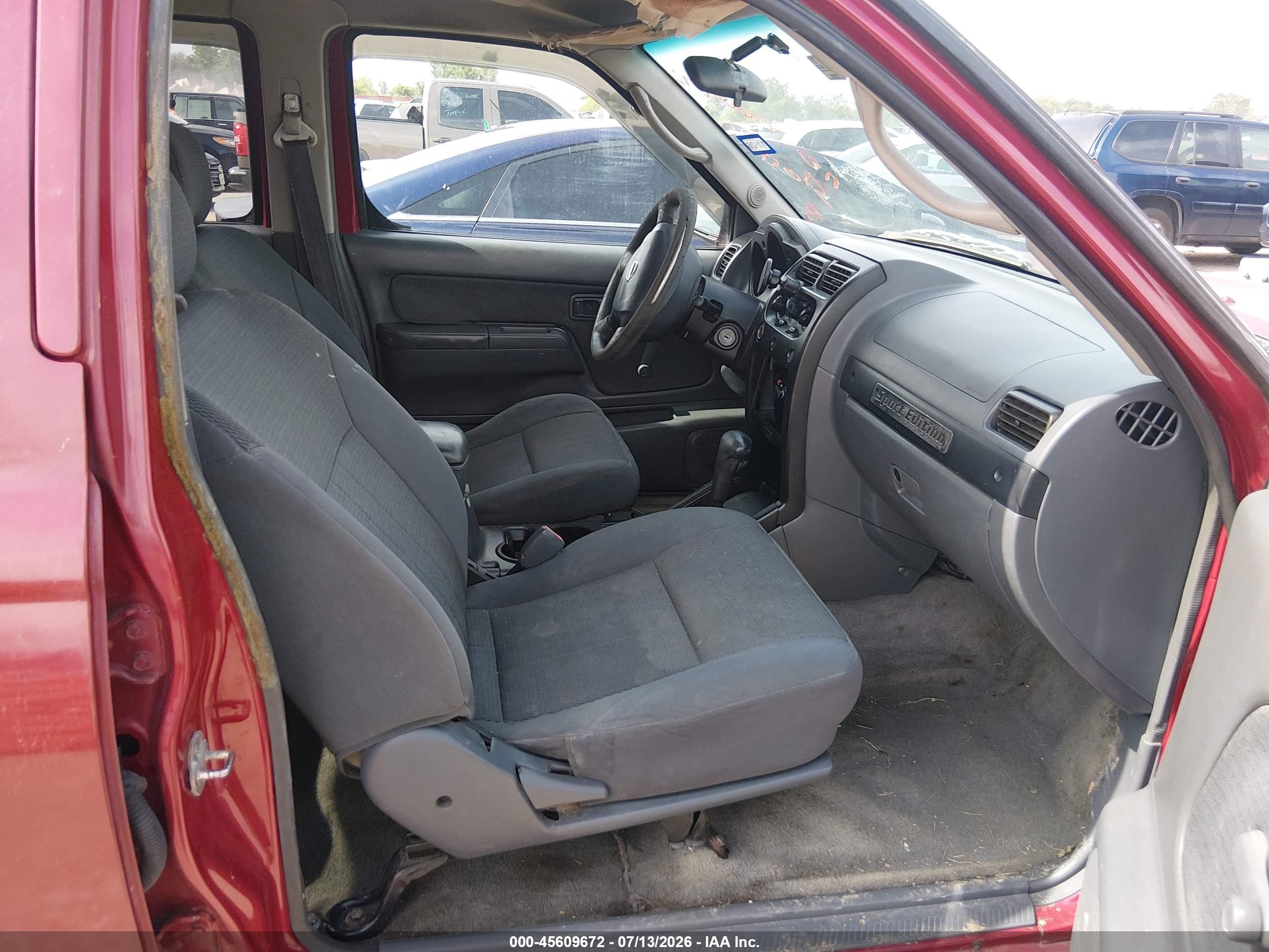 2003 Nissan Frontier Xe-v6 Red vin: 1N6ED27T03C436515