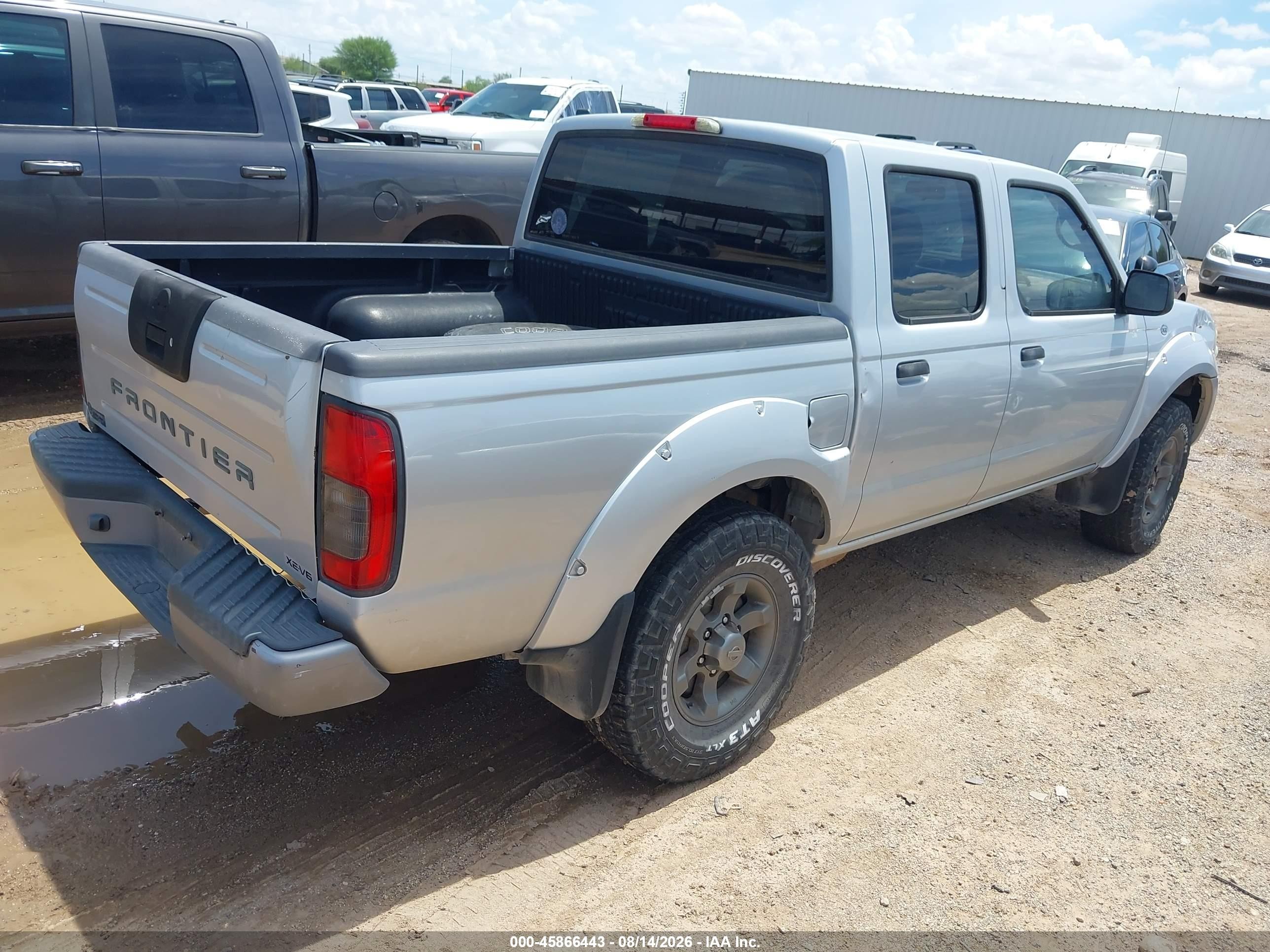 2004 Nissan Frontier Xe-v6 Серебряный vin: 1N6ED27T04C417545