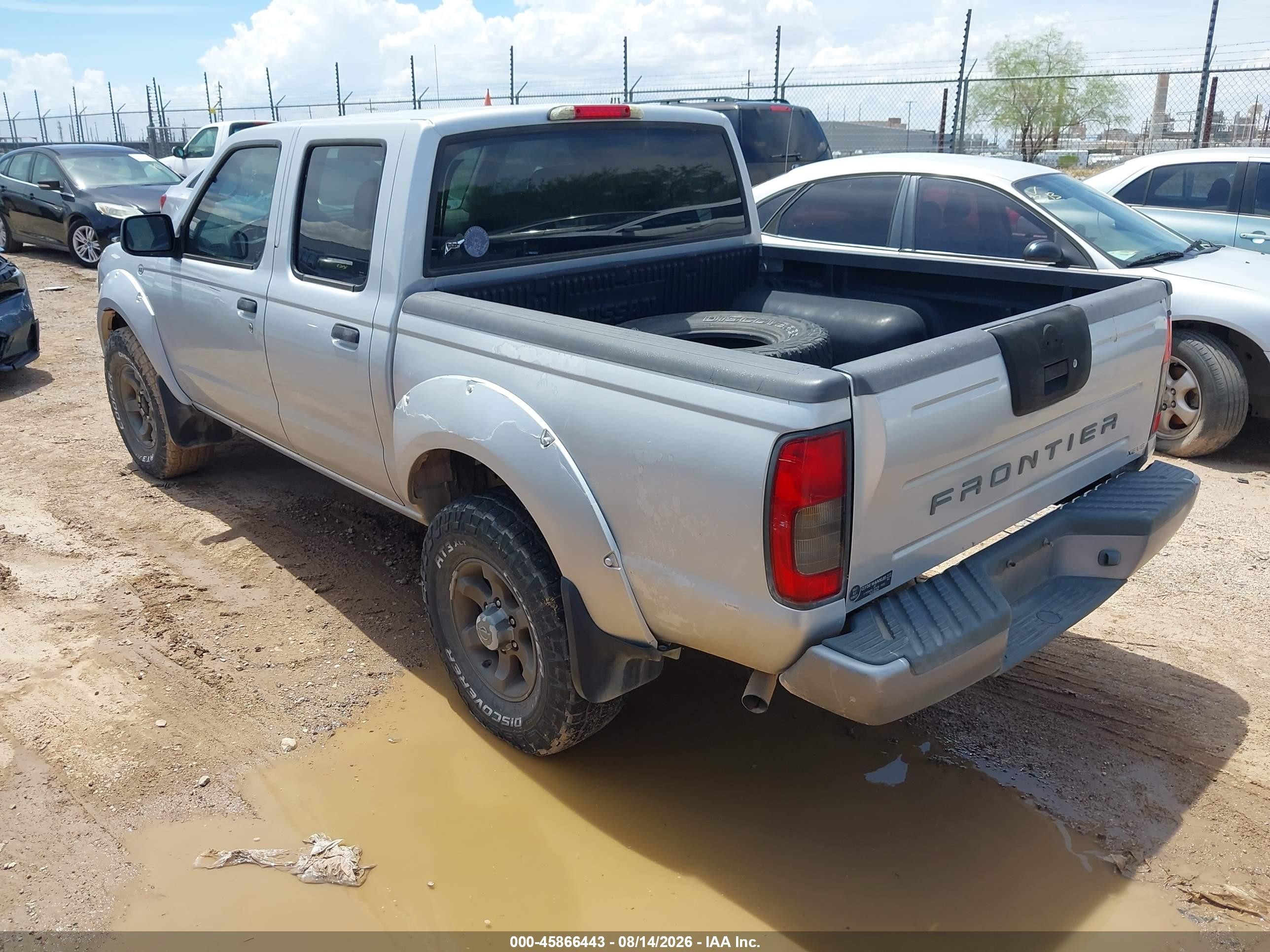 2004 Nissan Frontier Xe-v6 Серебряный vin: 1N6ED27T04C417545