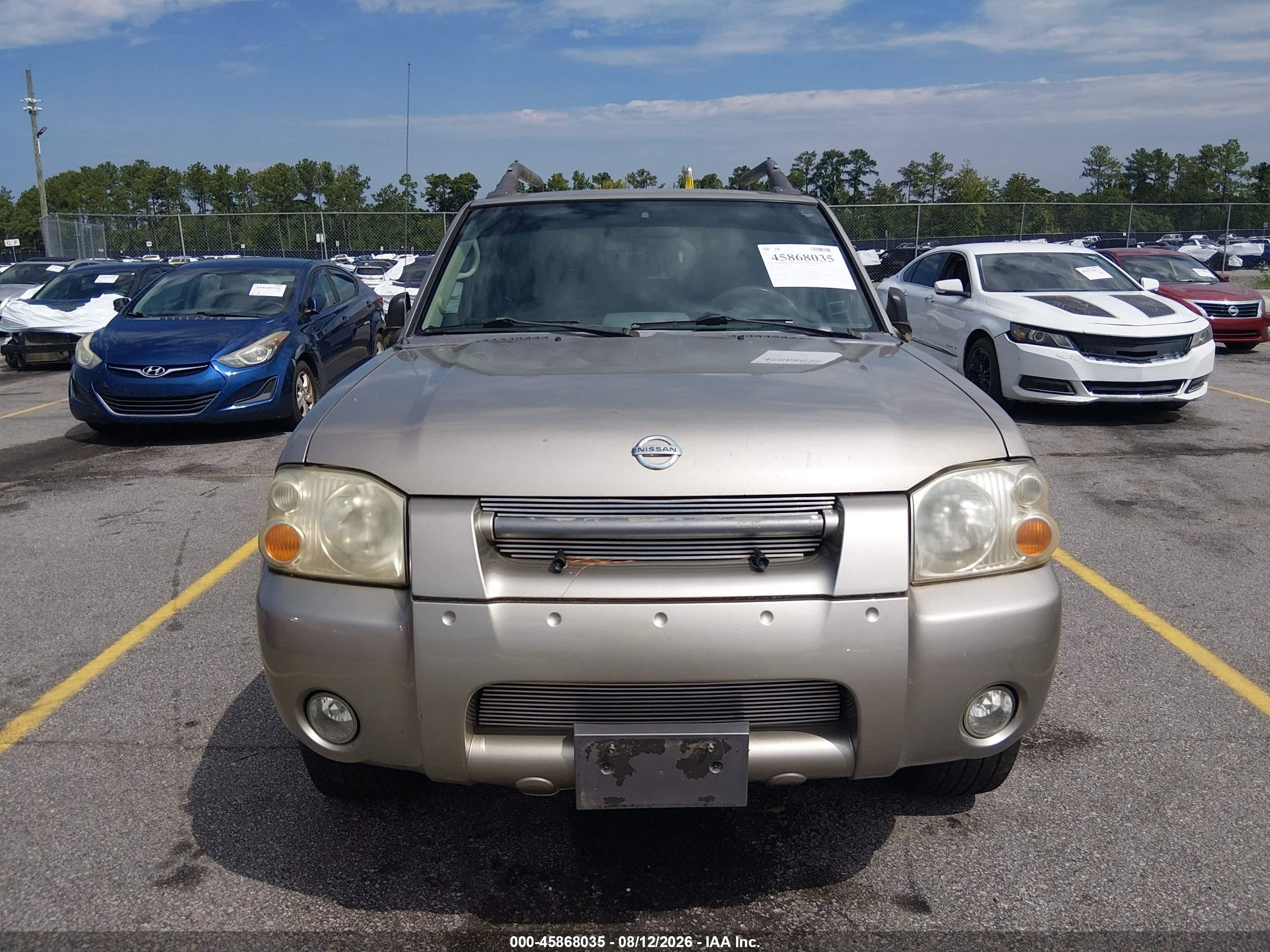 2004 Nissan Frontier Xe-v6 Gray vin: 1N6ED27T14C464499