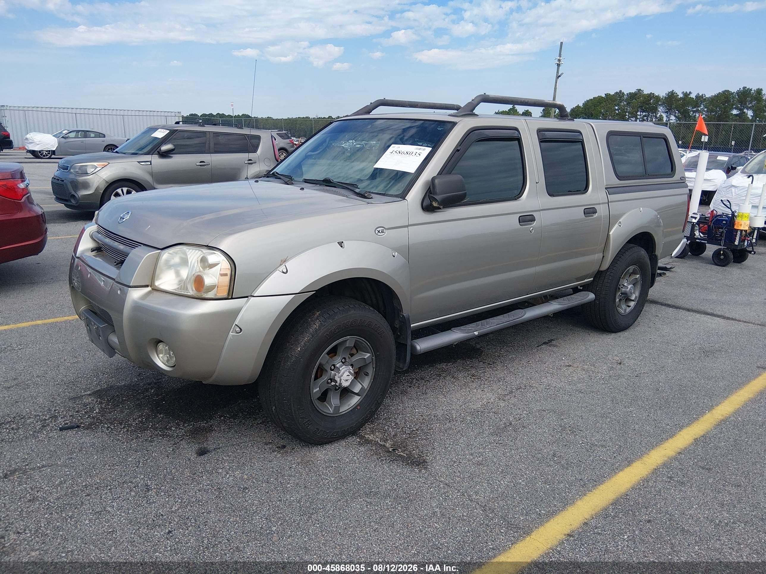 2004 Nissan Frontier Xe-v6 Gray vin: 1N6ED27T14C464499