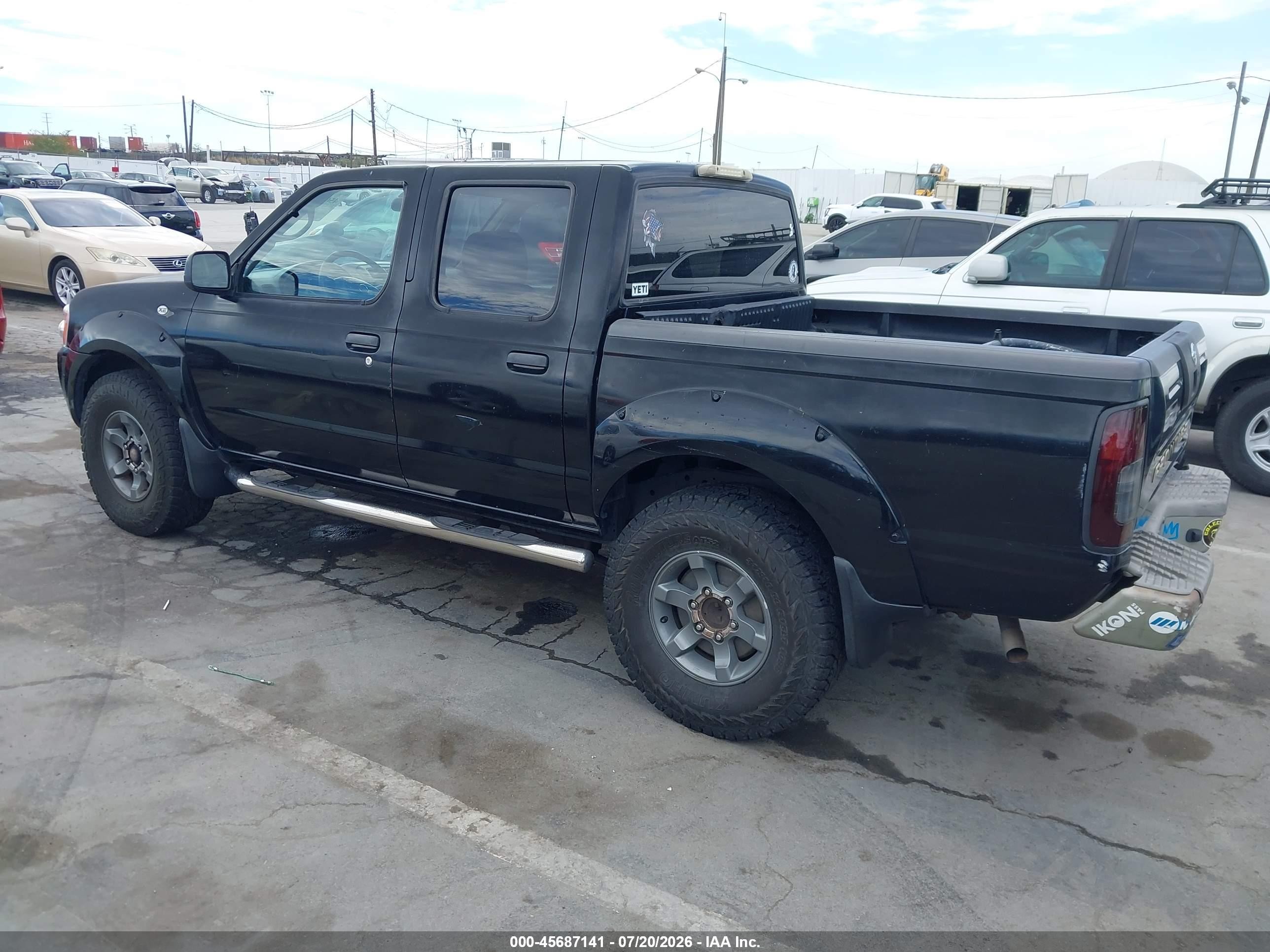 2004 Nissan Frontier Xe-v6 Черный vin: 1N6ED27T14C474577