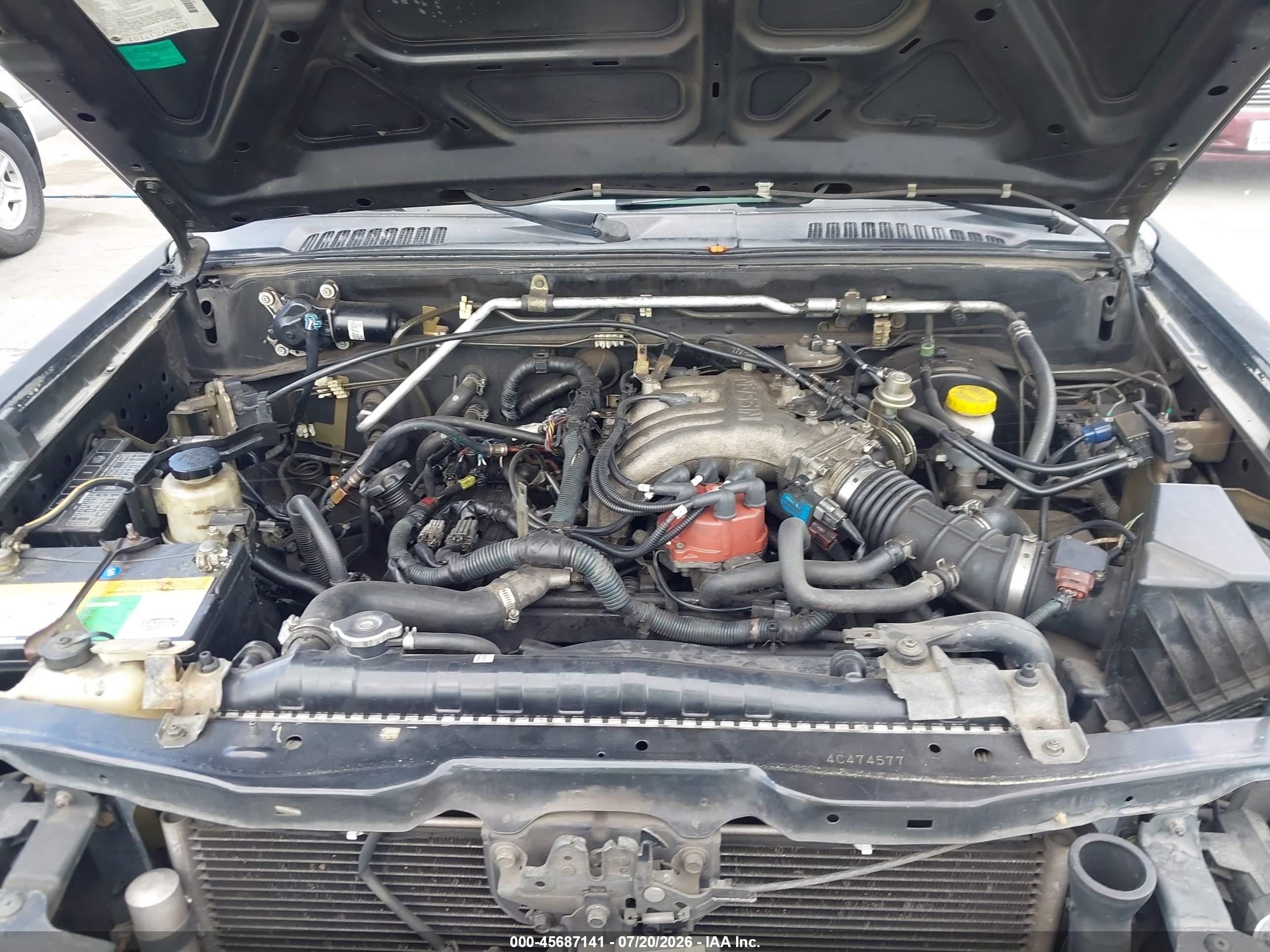 2004 Nissan Frontier Xe-v6 Черный vin: 1N6ED27T14C474577