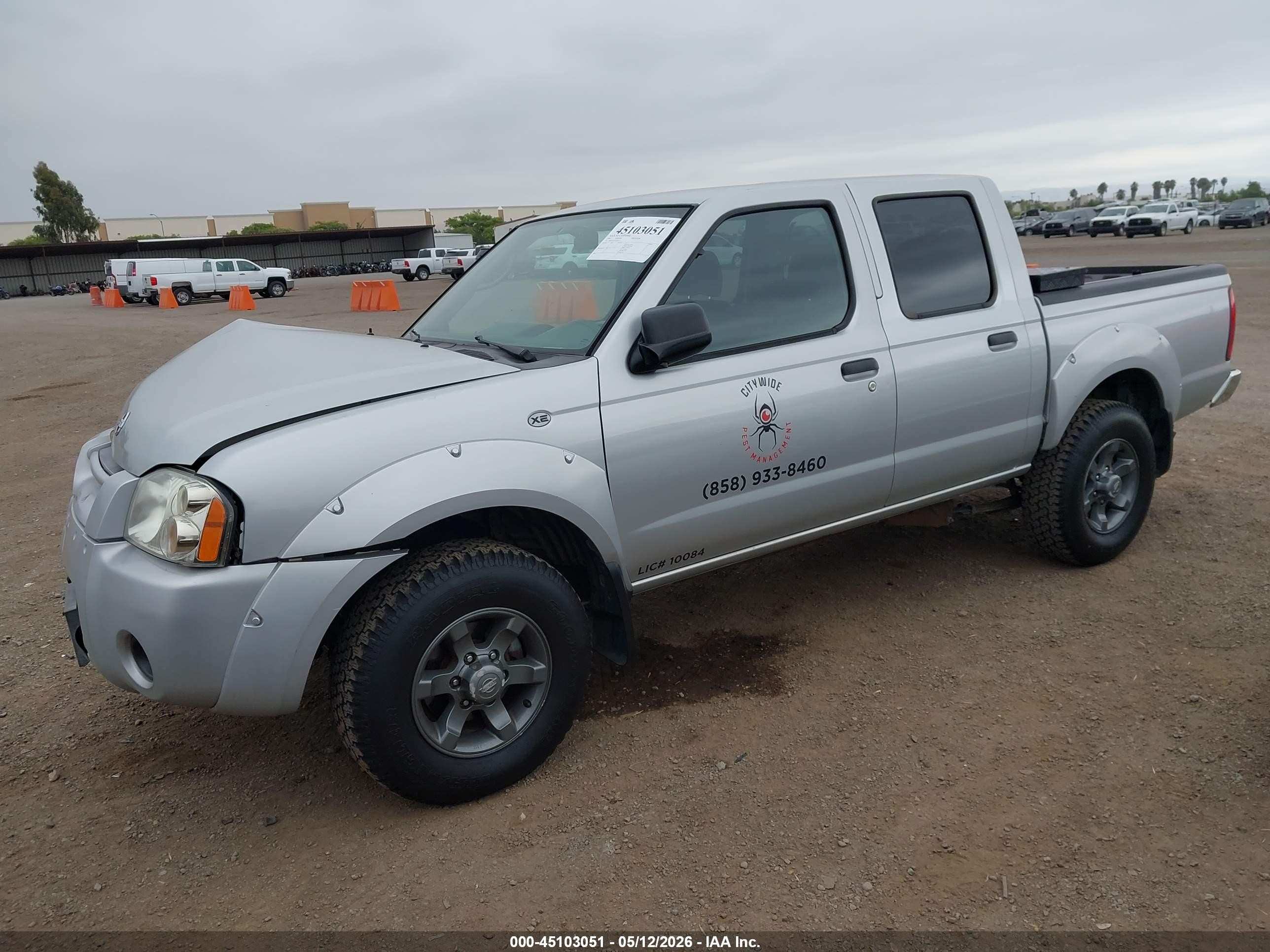 2004 Nissan Frontier Xe-v6 Tan vin: 1N6ED27T14C477513