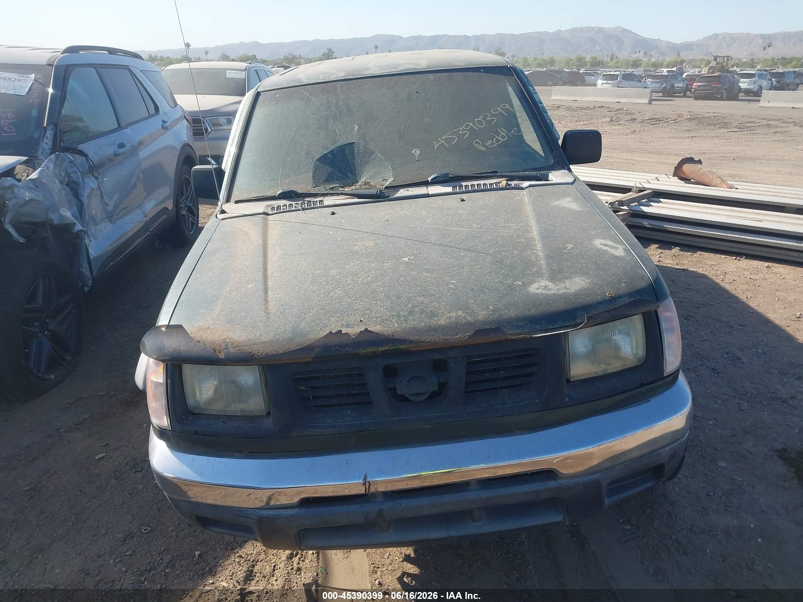 2000 Nissan Frontier 2wd Se/xe/xe-v6 Green vin: 1N6ED27T1YC385873