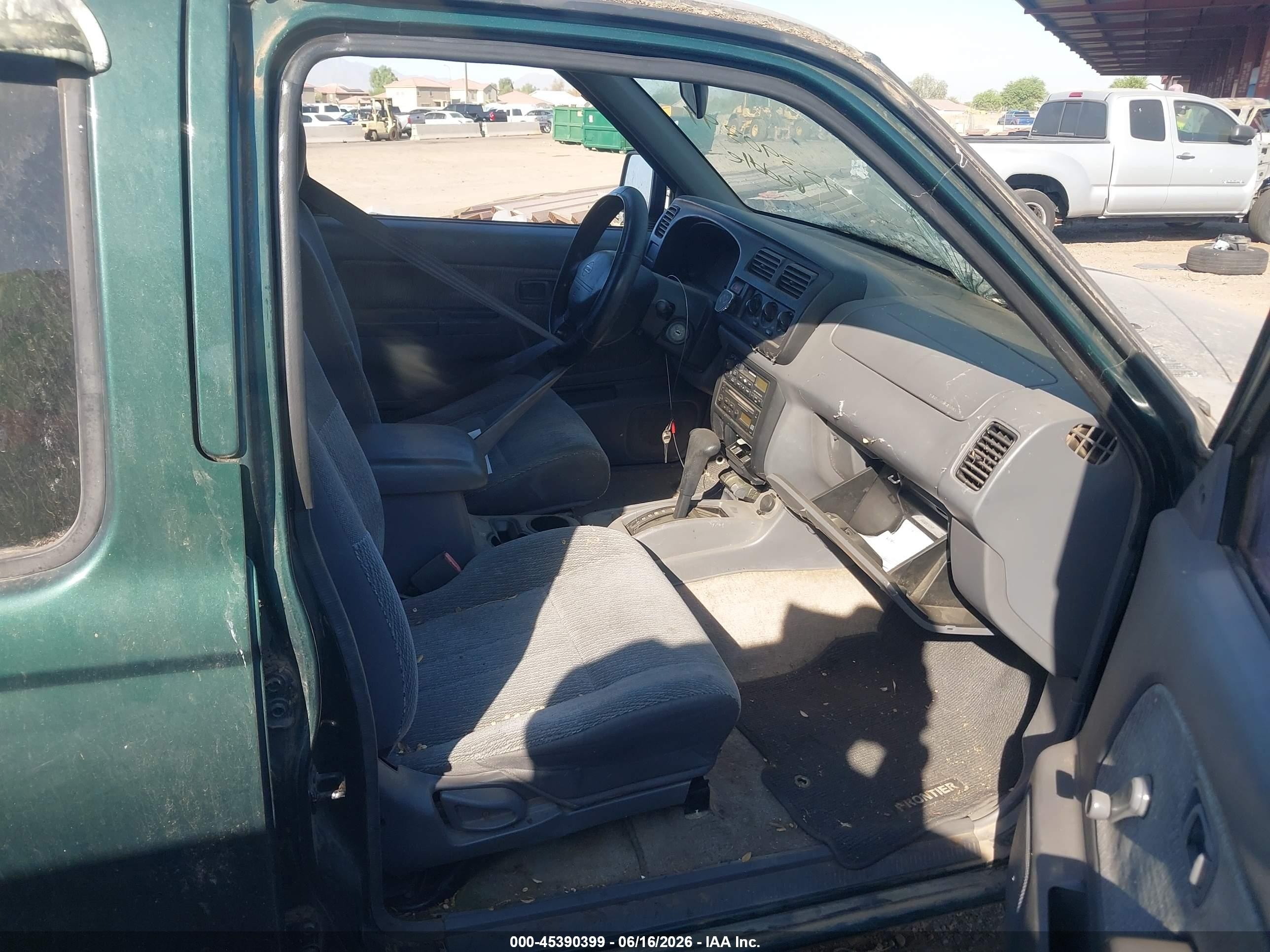 2000 Nissan Frontier 2wd Se/xe/xe-v6 Green vin: 1N6ED27T1YC385873