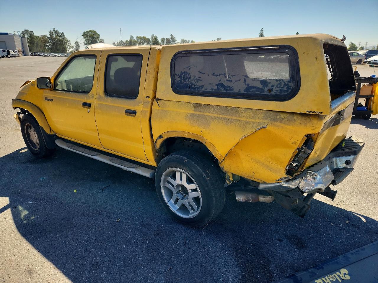 2000 Nissan Frontier Xe Желтый vin: 1N6ED27T1YC397909