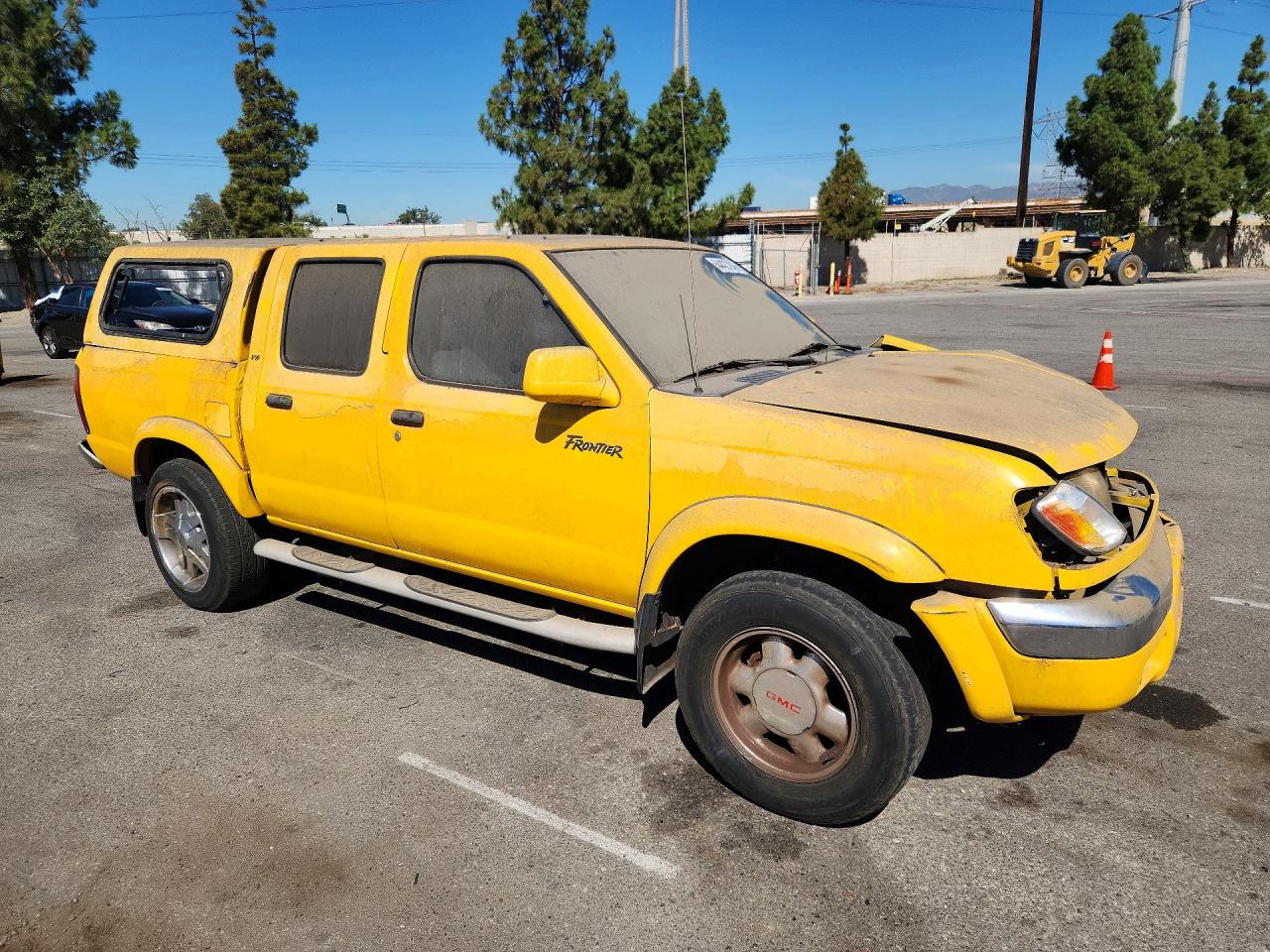 2000 Nissan Frontier Xe Желтый vin: 1N6ED27T1YC397909