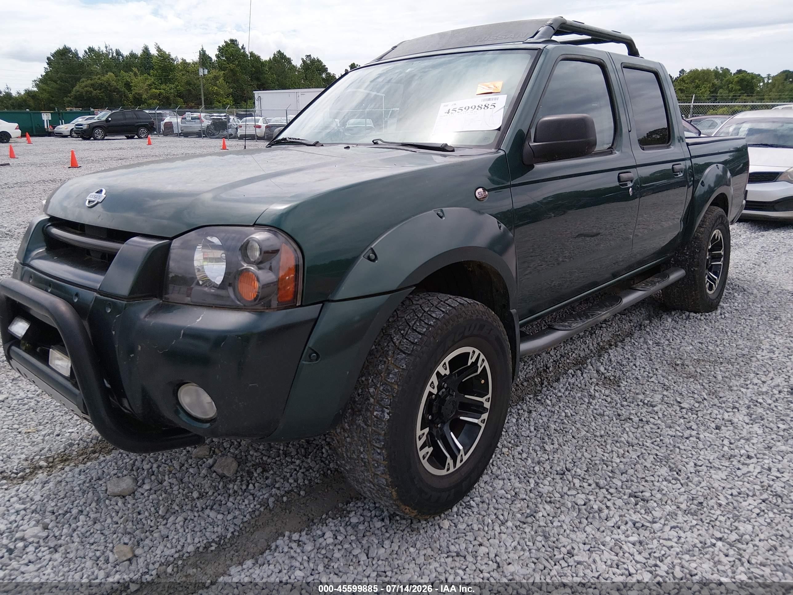 2001 Nissan Frontier Se-v6 Green vin: 1N6ED27T21C312257