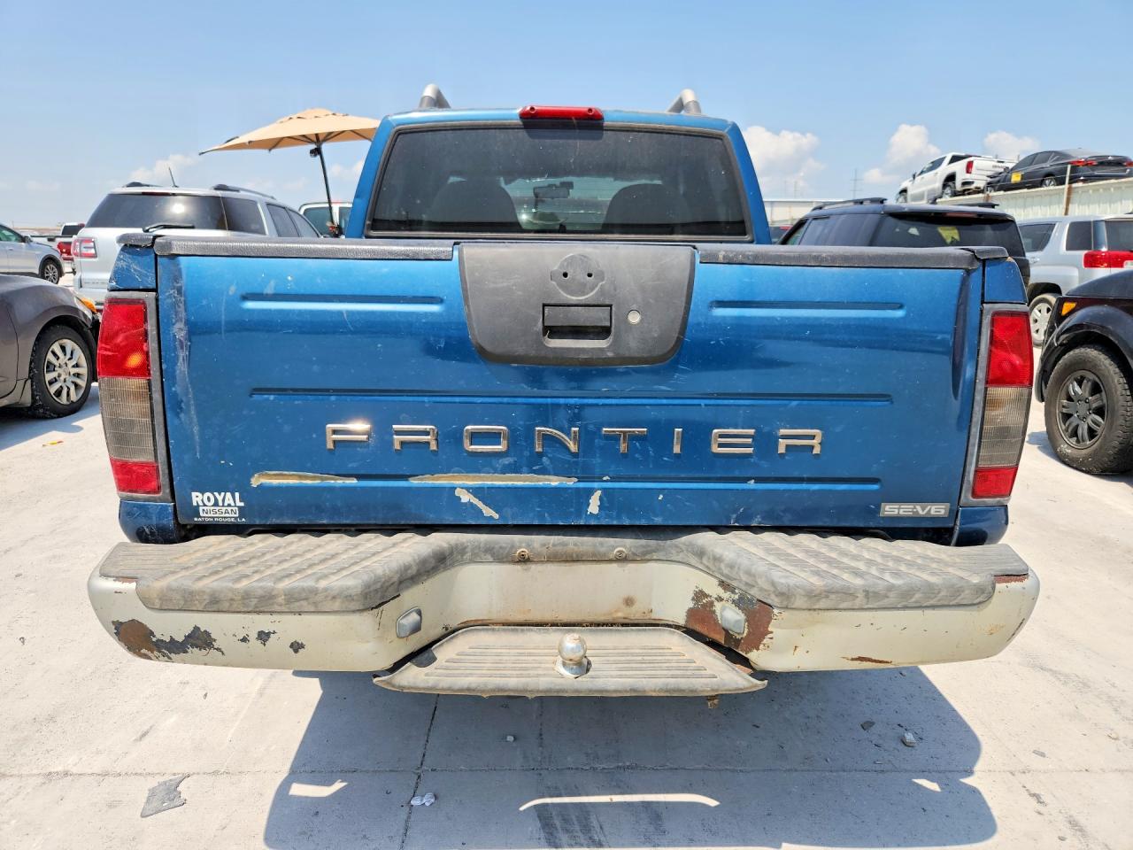 2001 Nissan Frontier Xe Blue vin: 1N6ED27T21C312677