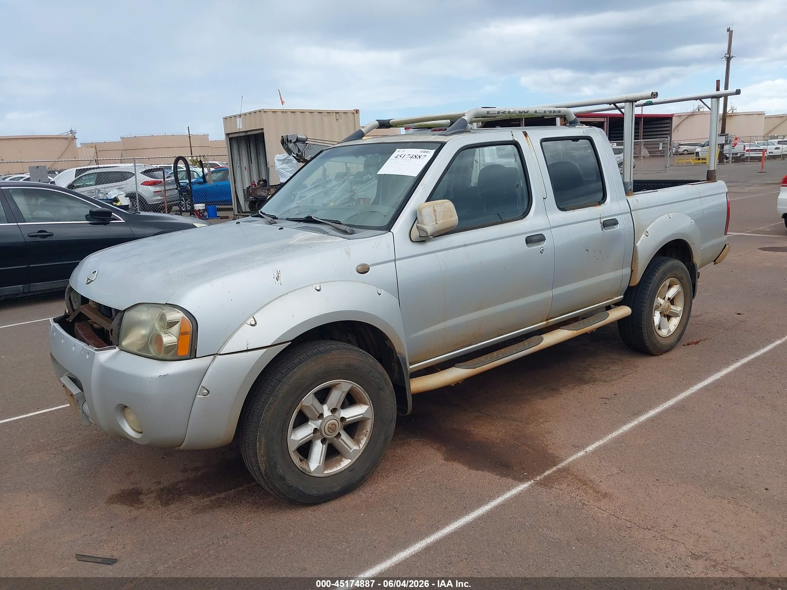 2001 Nissan Frontier Se-v6 Silver vin: 1N6ED27T21C361569