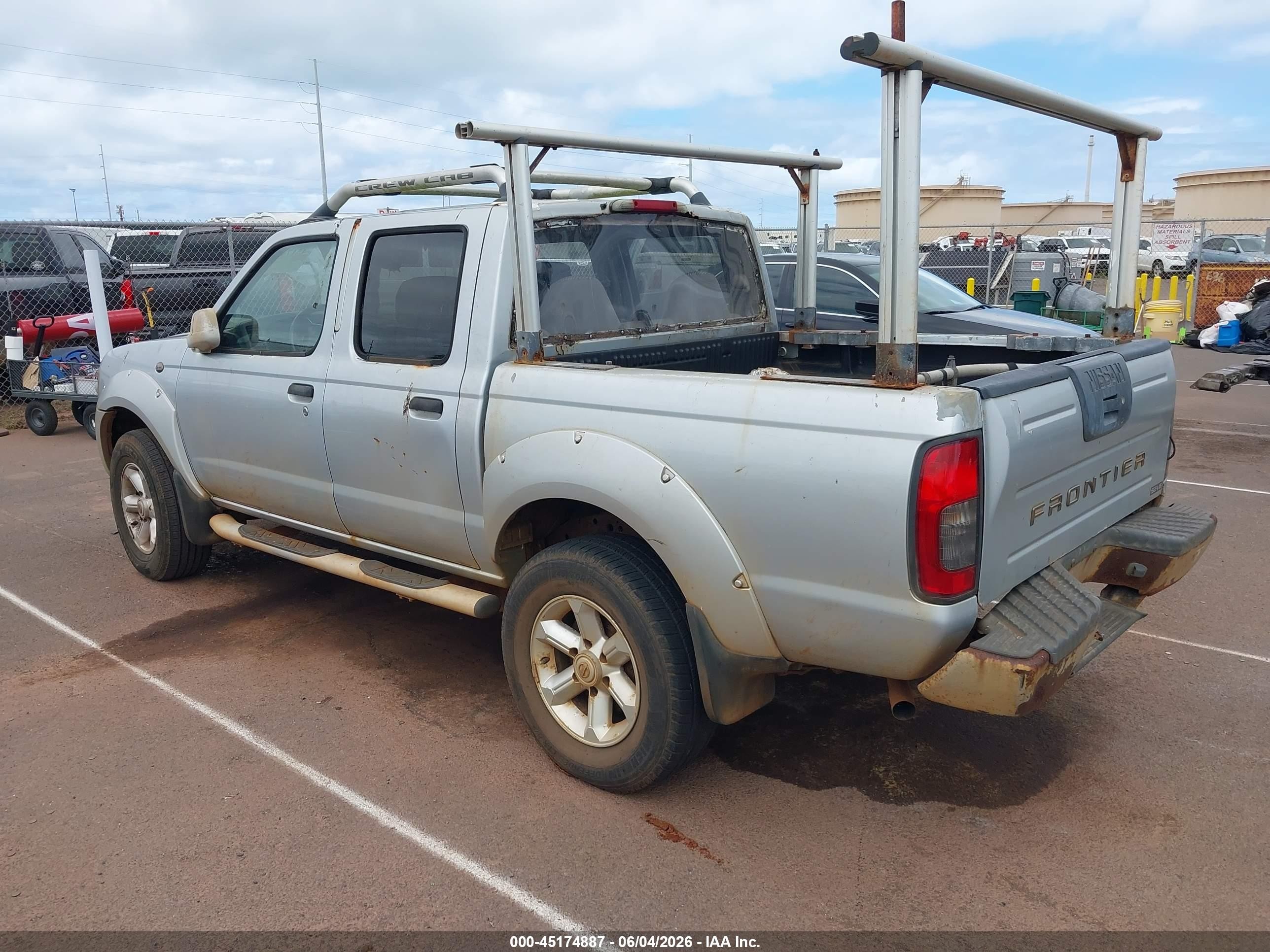 2001 Nissan Frontier Se-v6 Silver vin: 1N6ED27T21C361569