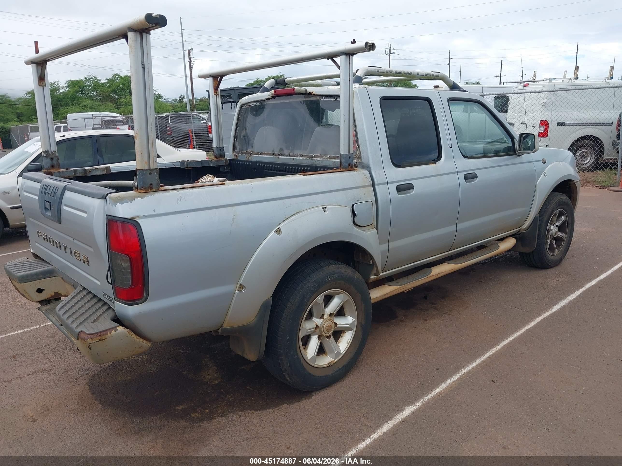 2001 Nissan Frontier Se-v6 Silver vin: 1N6ED27T21C361569