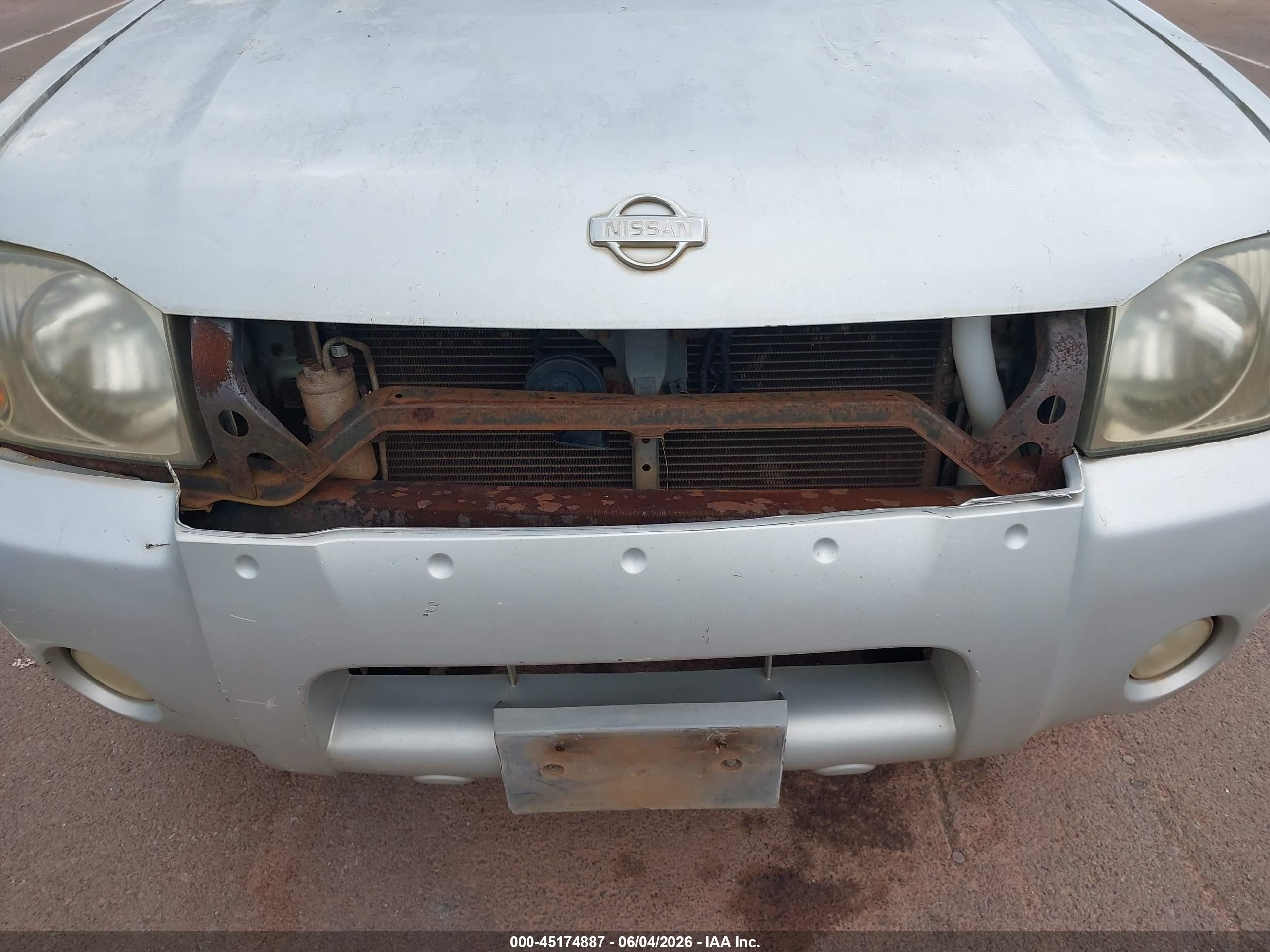 2001 Nissan Frontier Se-v6 Silver vin: 1N6ED27T21C361569