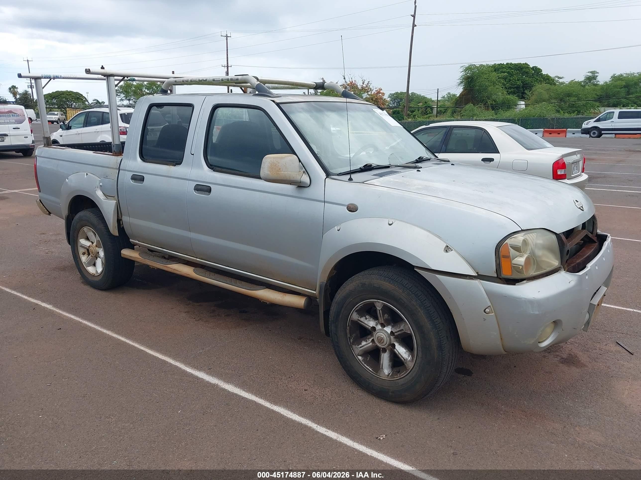 2001 Nissan Frontier Se-v6 Silver vin: 1N6ED27T21C361569
