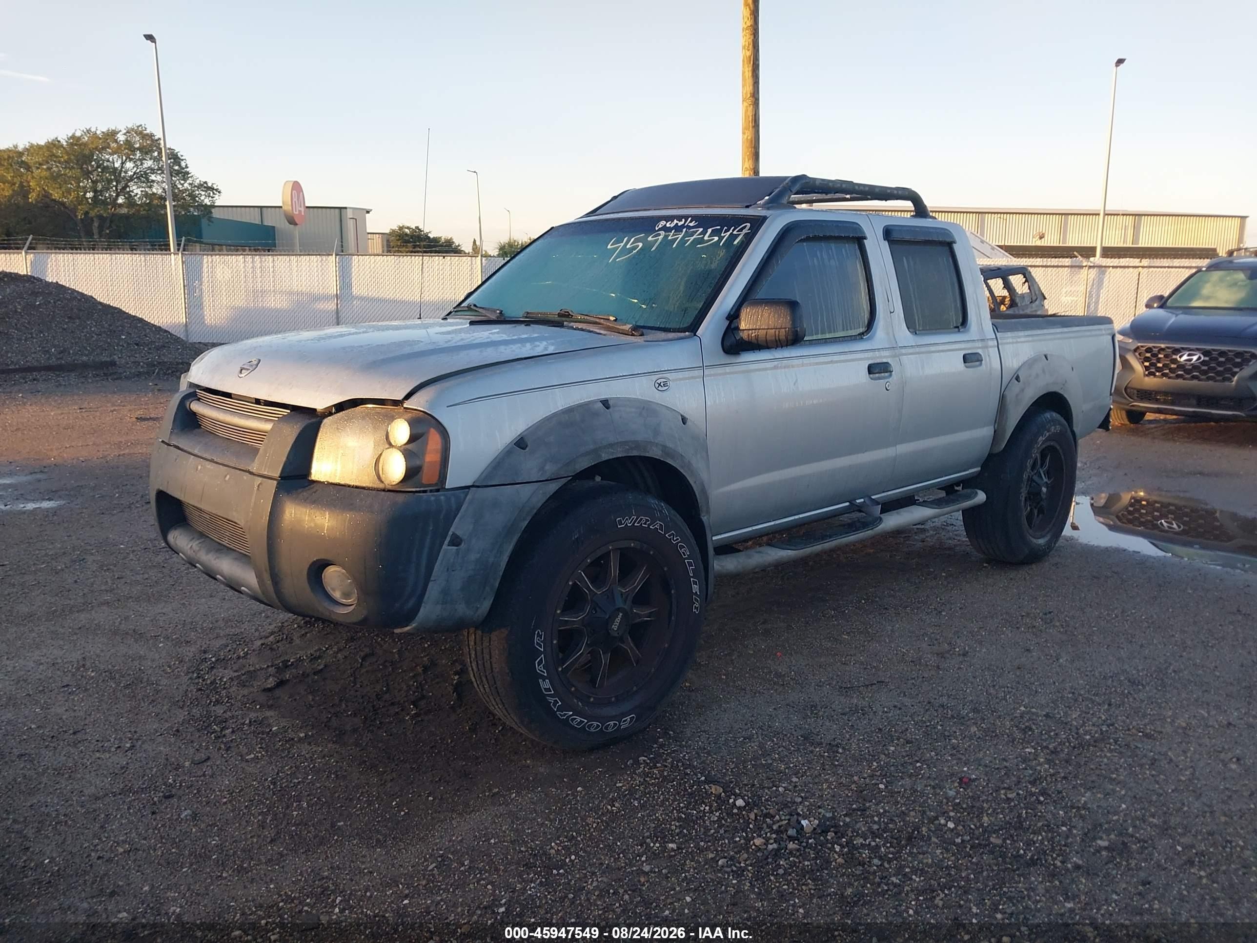 2002 Nissan Frontier Xe-v6 Silver vin: 1N6ED27T22C356972