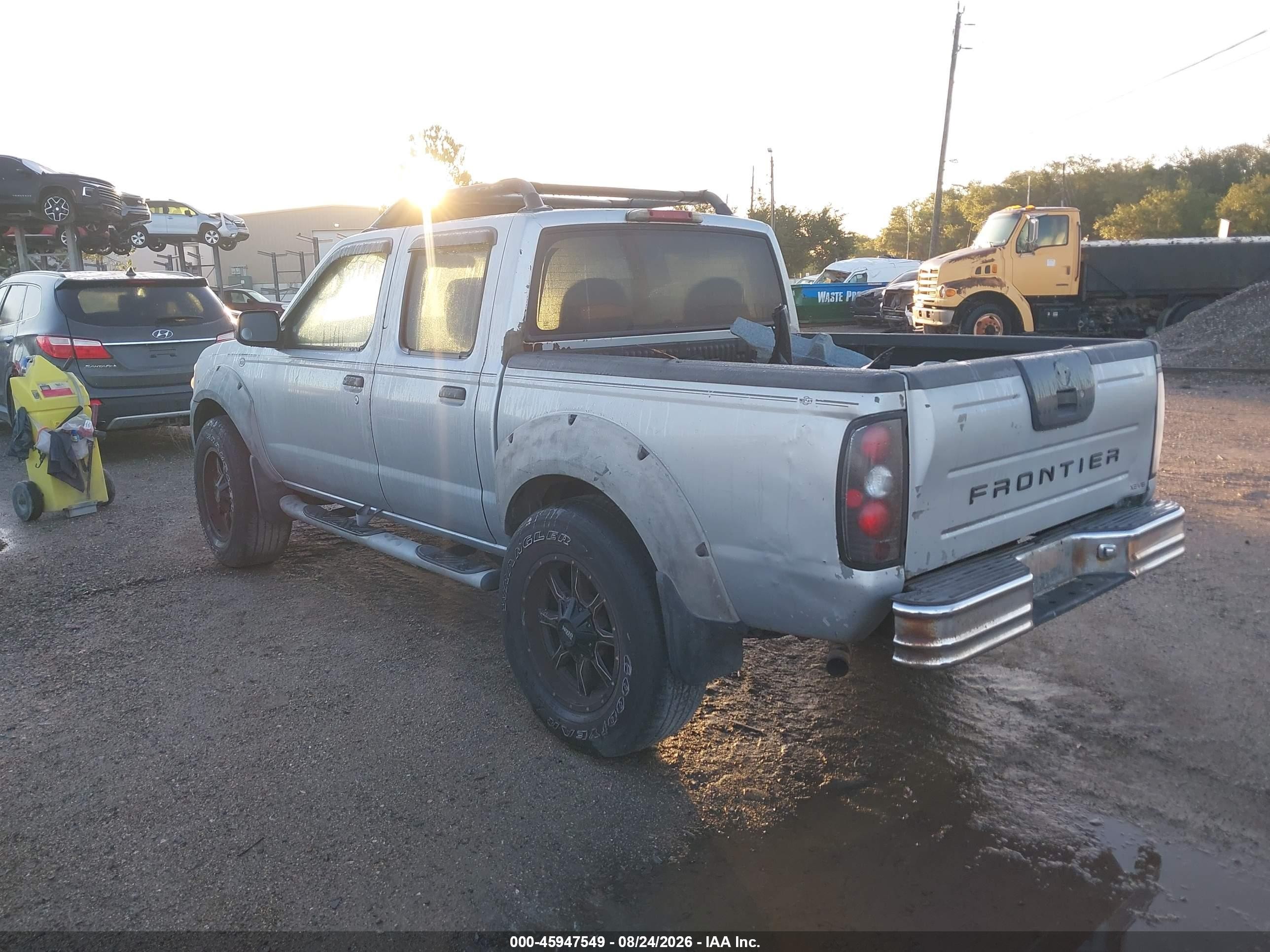 2002 Nissan Frontier Xe-v6 Silver vin: 1N6ED27T22C356972