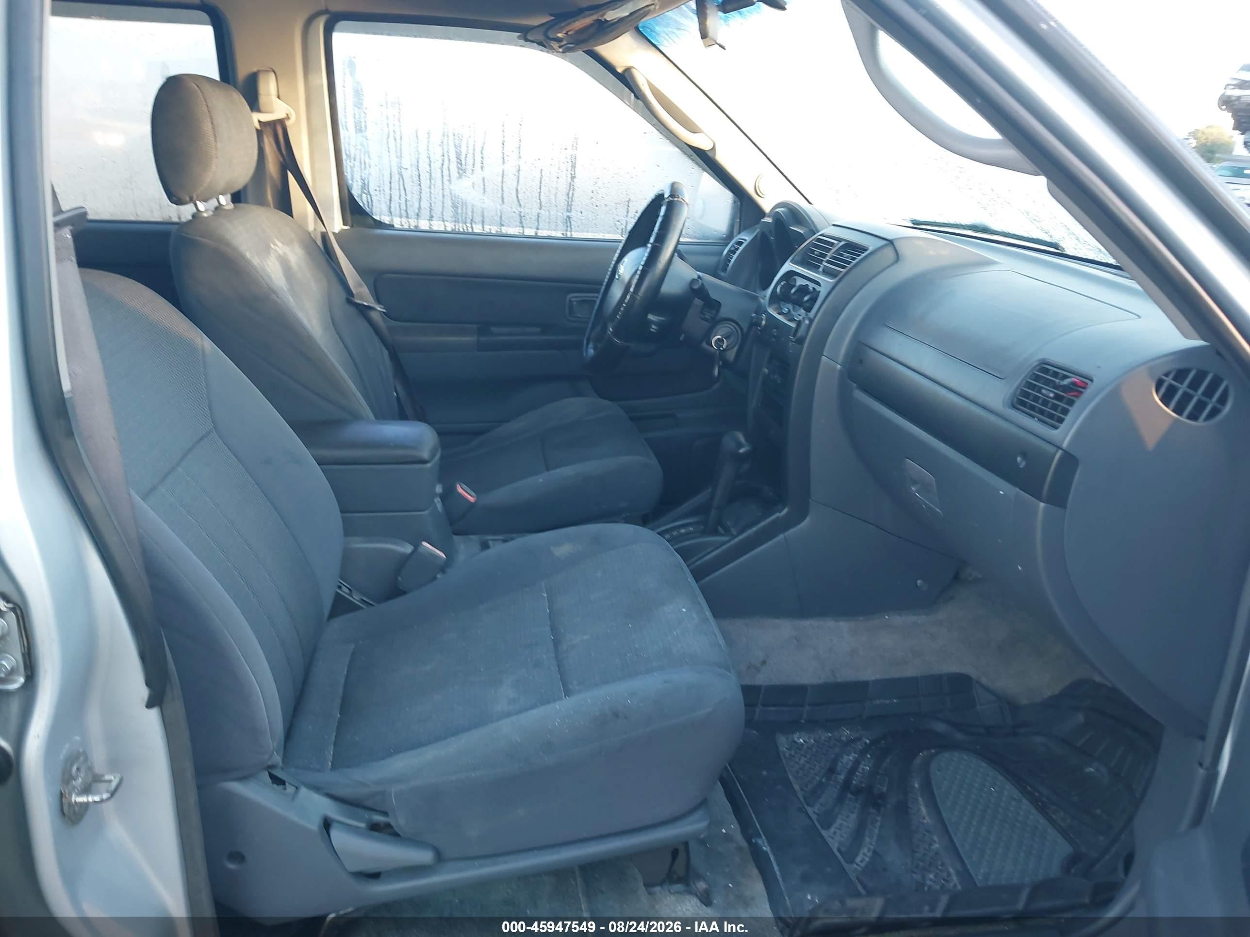 2002 Nissan Frontier Xe-v6 Silver vin: 1N6ED27T22C356972