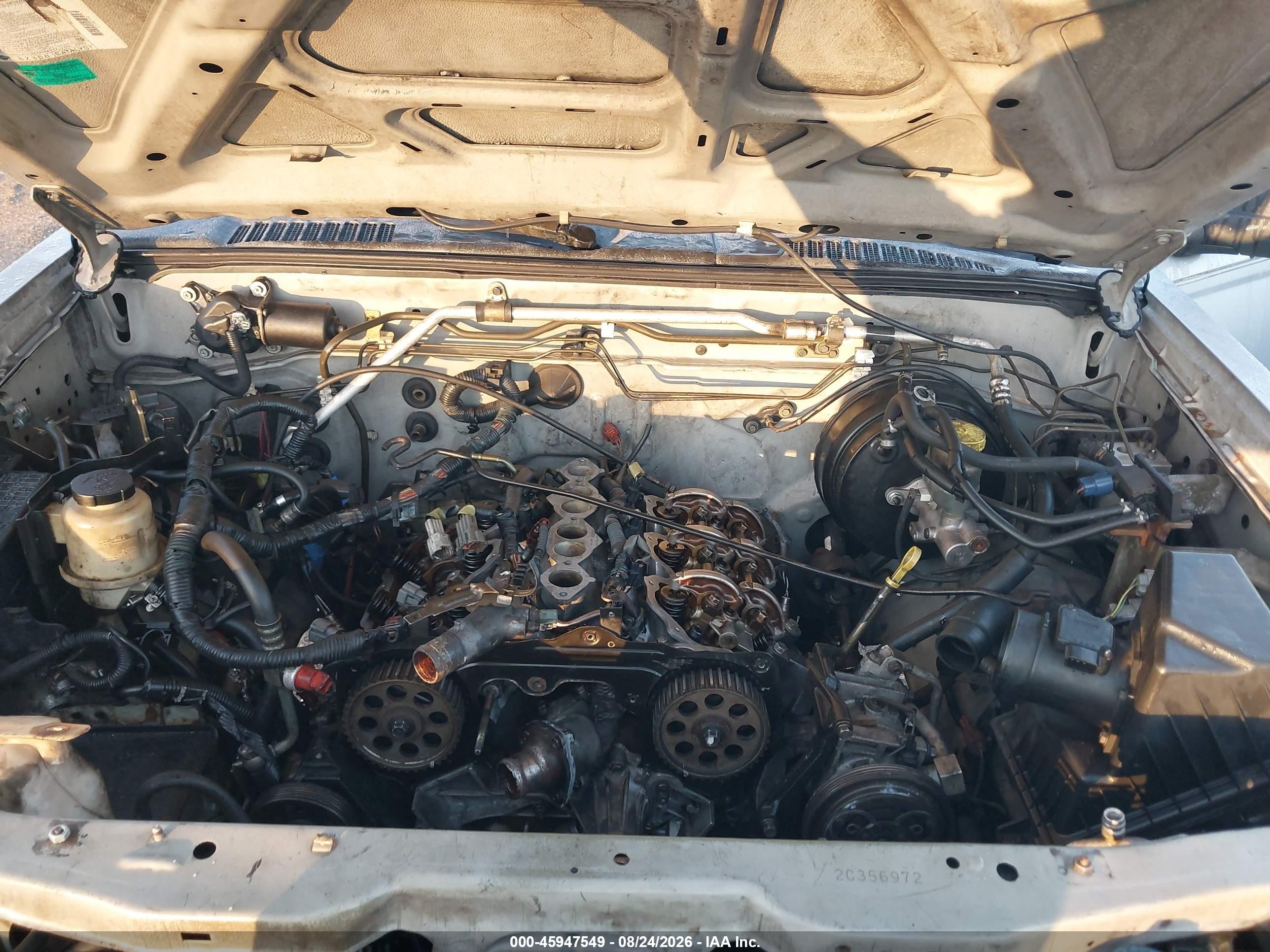 2002 Nissan Frontier Xe-v6 Silver vin: 1N6ED27T22C356972