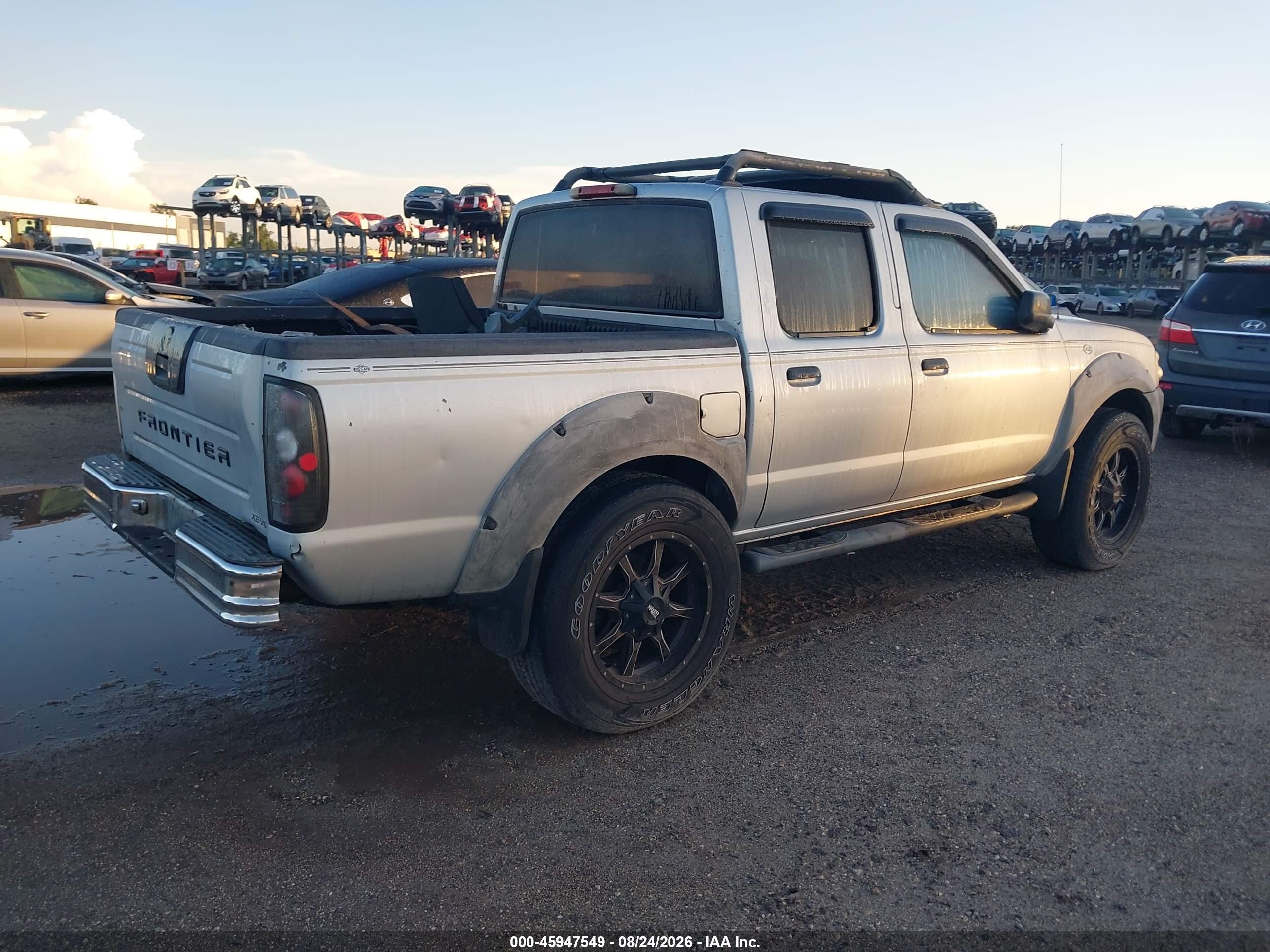 2002 Nissan Frontier Xe-v6 Silver vin: 1N6ED27T22C356972