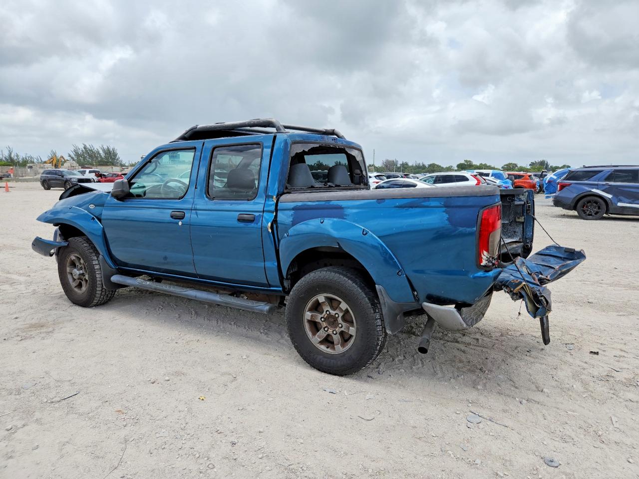 2003 Nissan Frontier Xe-v6 Blue vin: 1N6ED27T23C467118