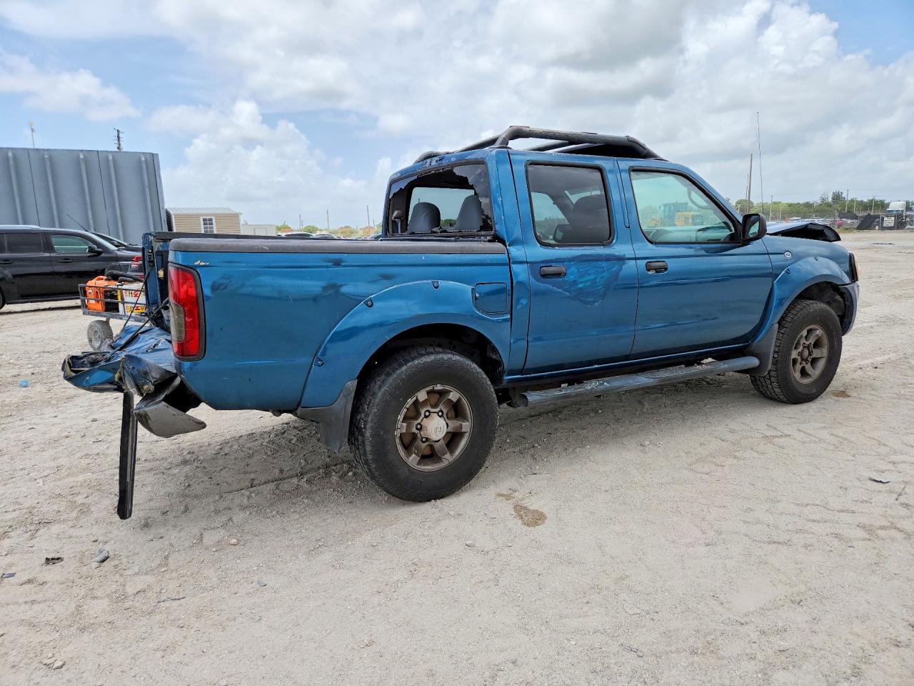 2003 Nissan Frontier Xe-v6 Blue vin: 1N6ED27T23C467118