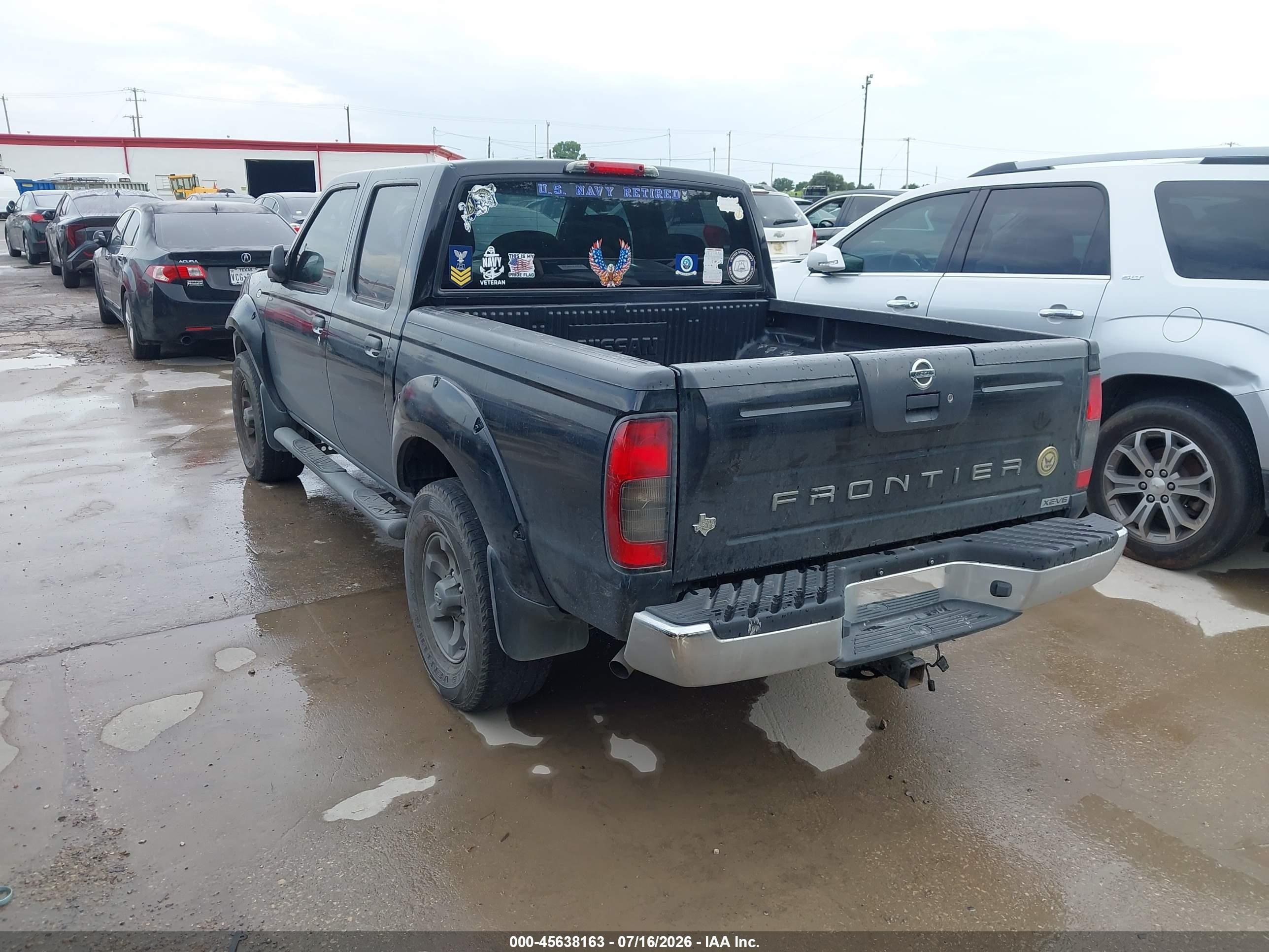 2004 Nissan Frontier Xe-v6 Black vin: 1N6ED27T24C472658