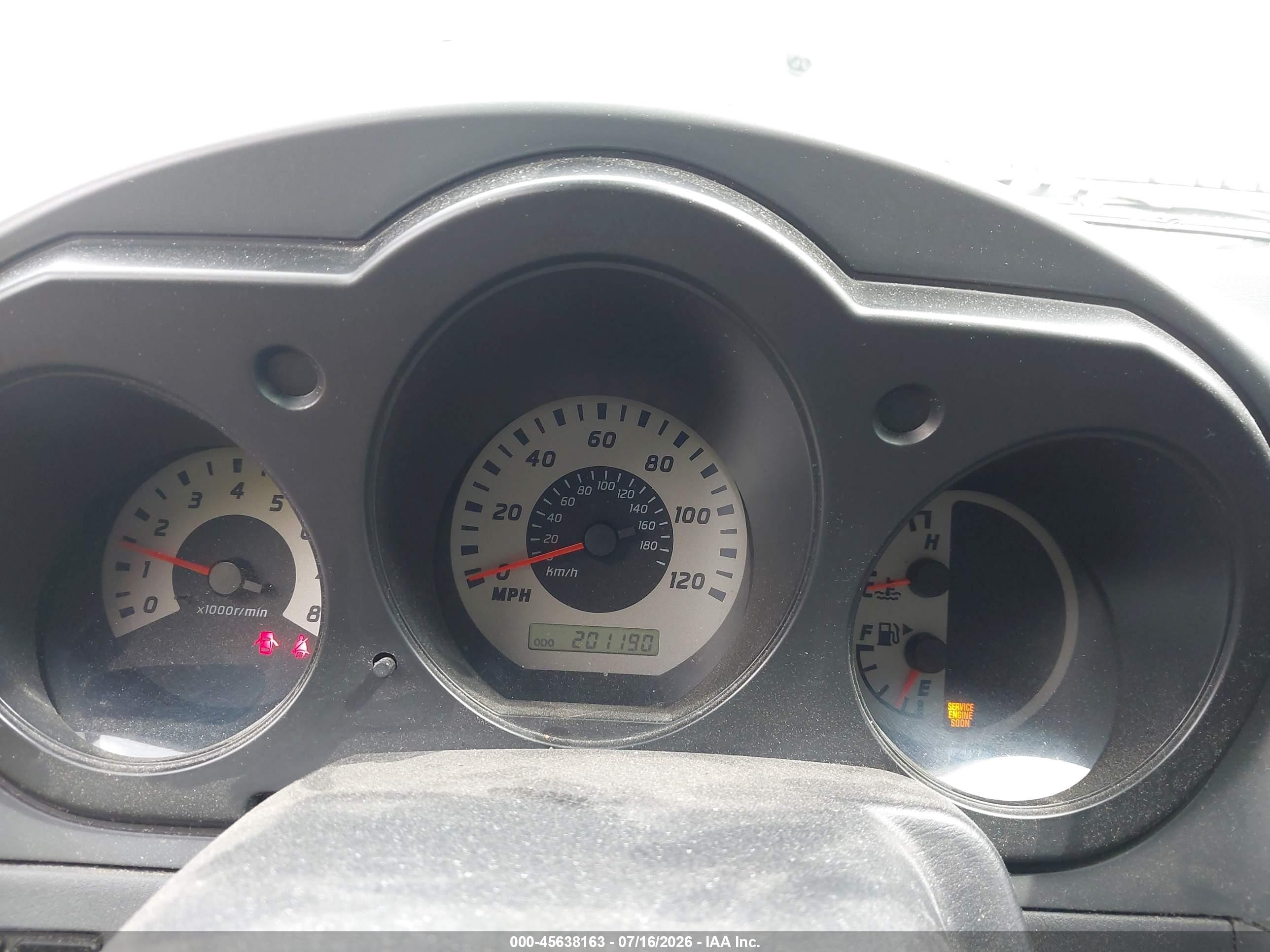 2004 Nissan Frontier Xe-v6 Black vin: 1N6ED27T24C472658