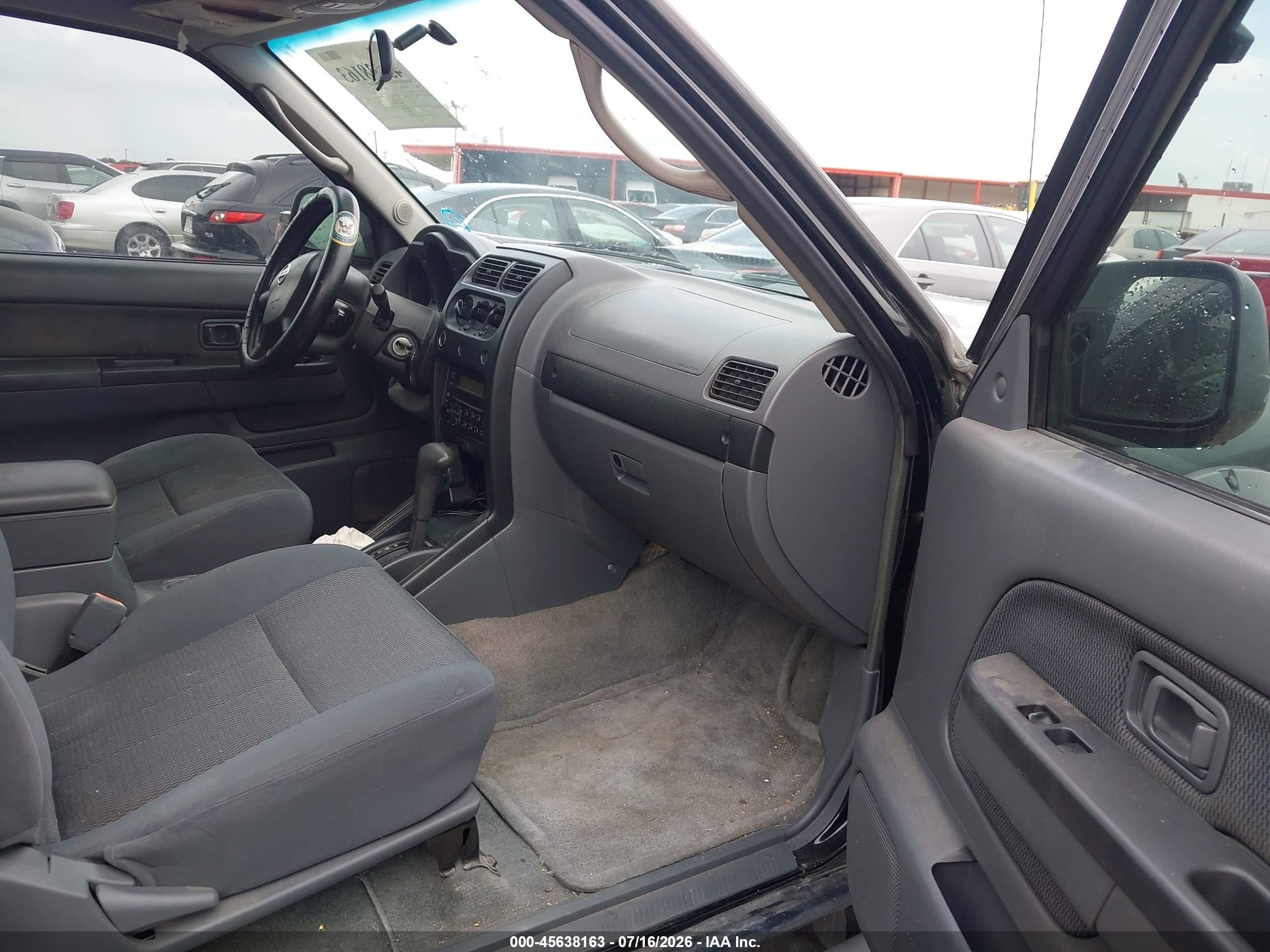 2004 Nissan Frontier Xe-v6 Black vin: 1N6ED27T24C472658