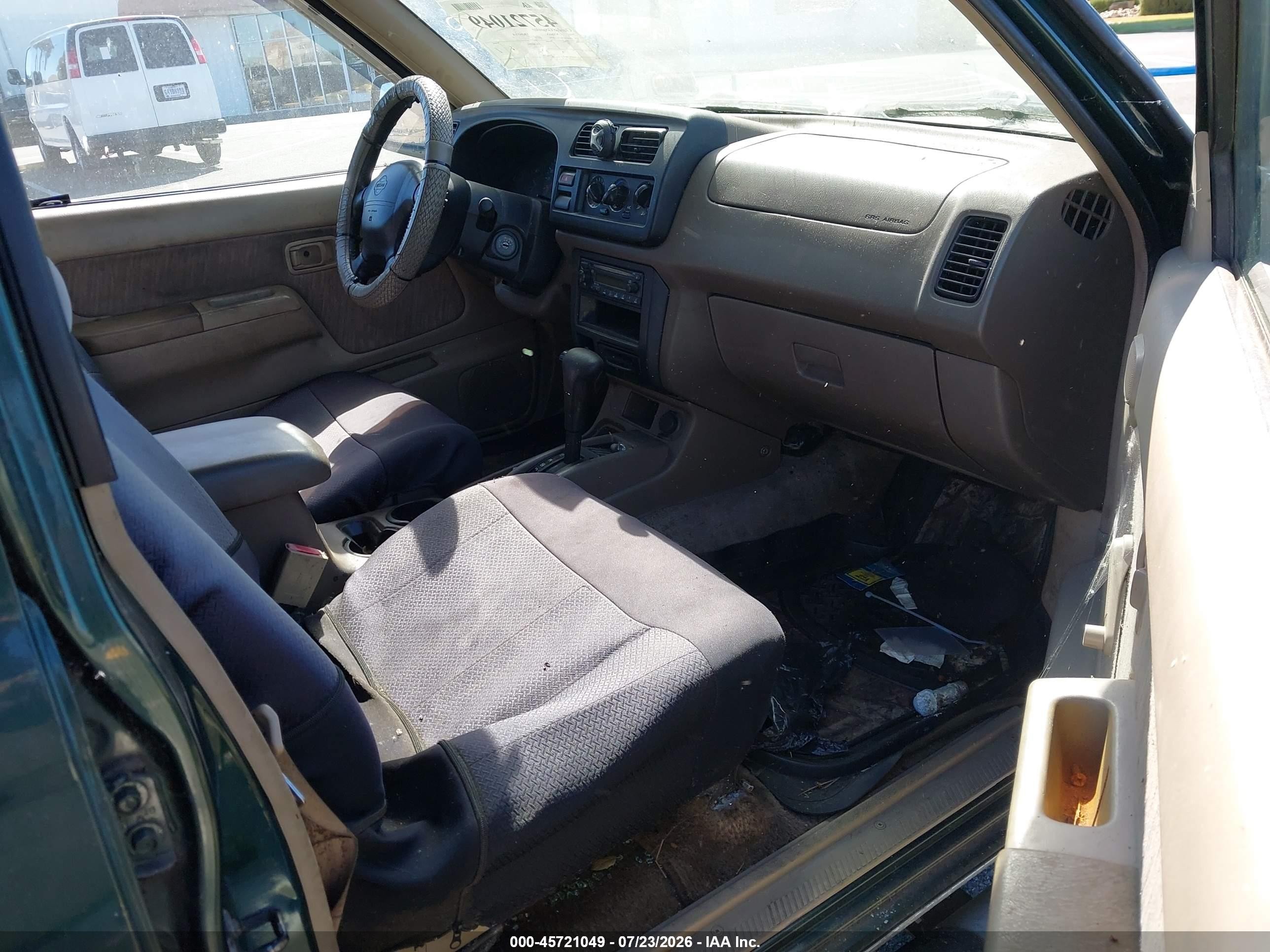 2000 Nissan Frontier Se-v6/xe-v6 Green vin: 1N6ED27T2YC320241