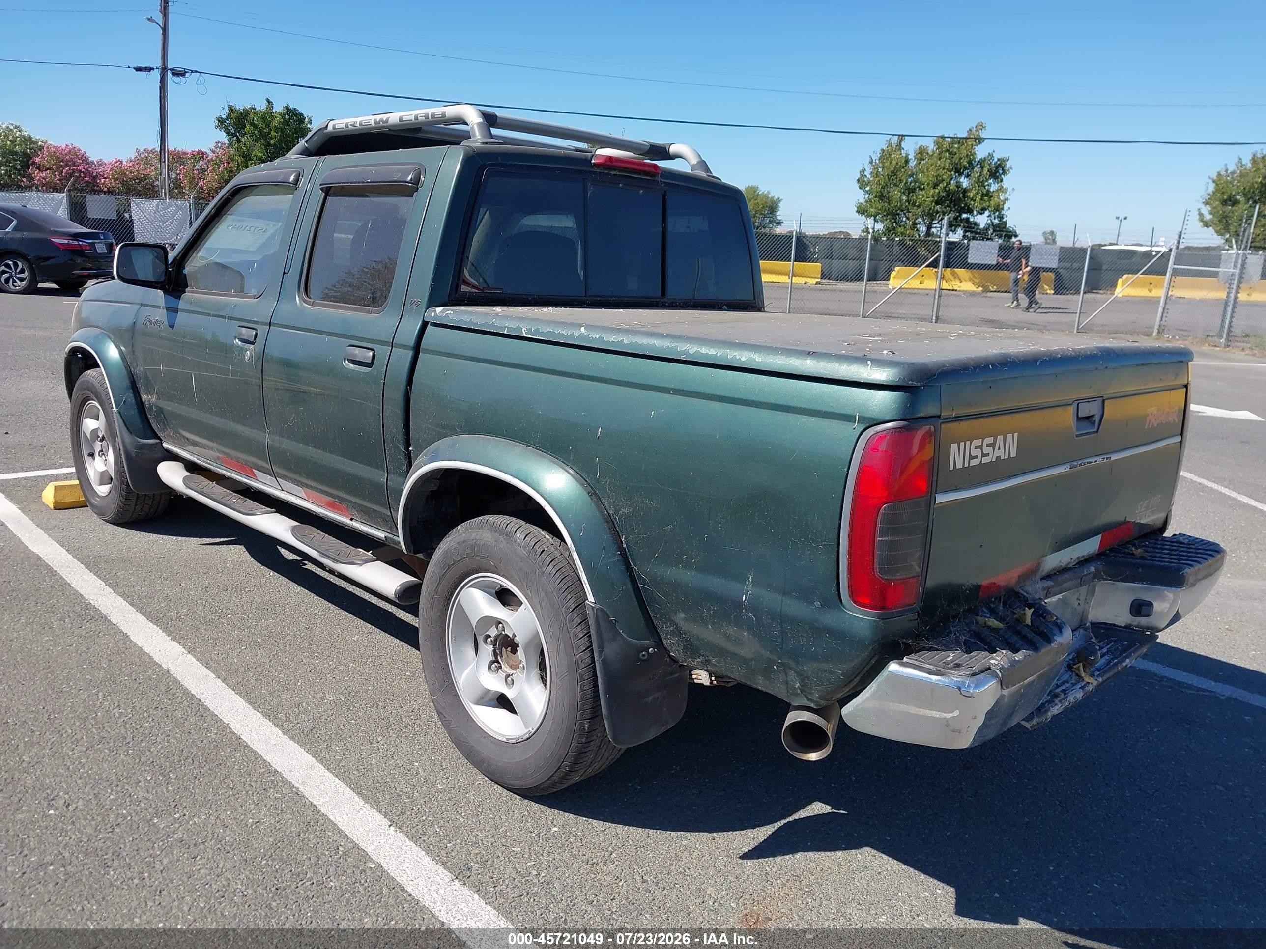 2000 Nissan Frontier Se-v6/xe-v6 Green vin: 1N6ED27T2YC320241