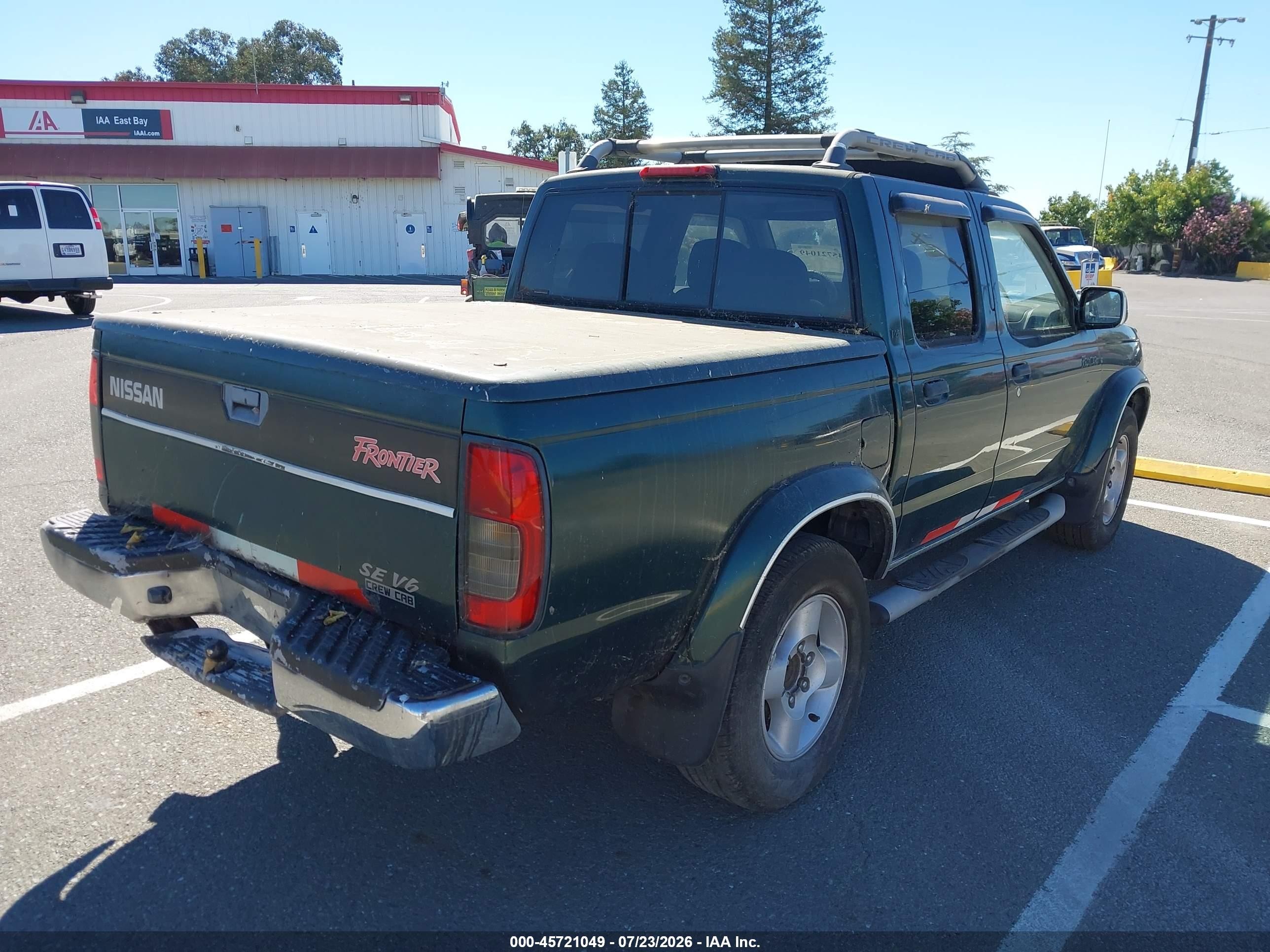 2000 Nissan Frontier Se-v6/xe-v6 Green vin: 1N6ED27T2YC320241