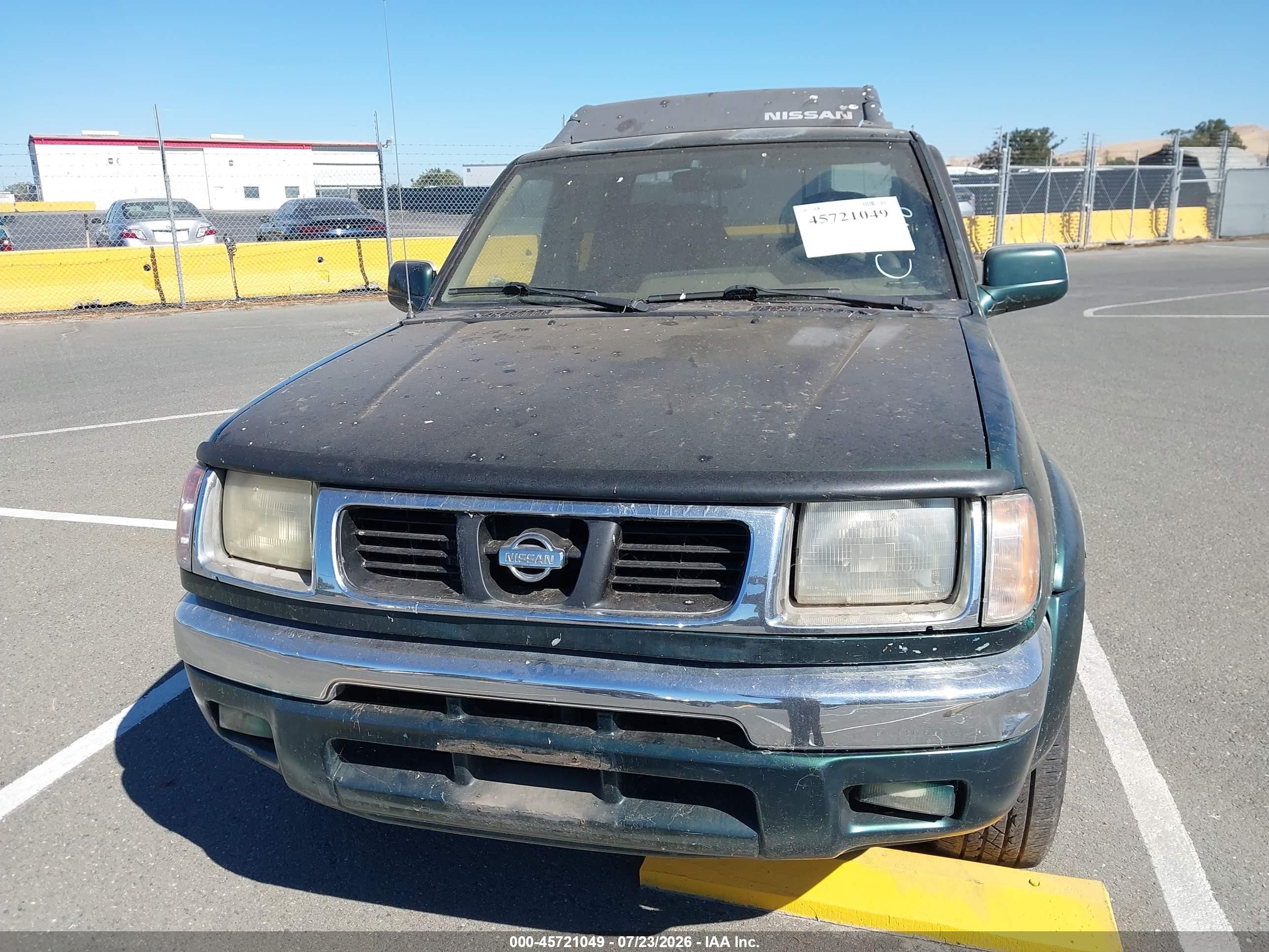 2000 Nissan Frontier Se-v6/xe-v6 Green vin: 1N6ED27T2YC320241