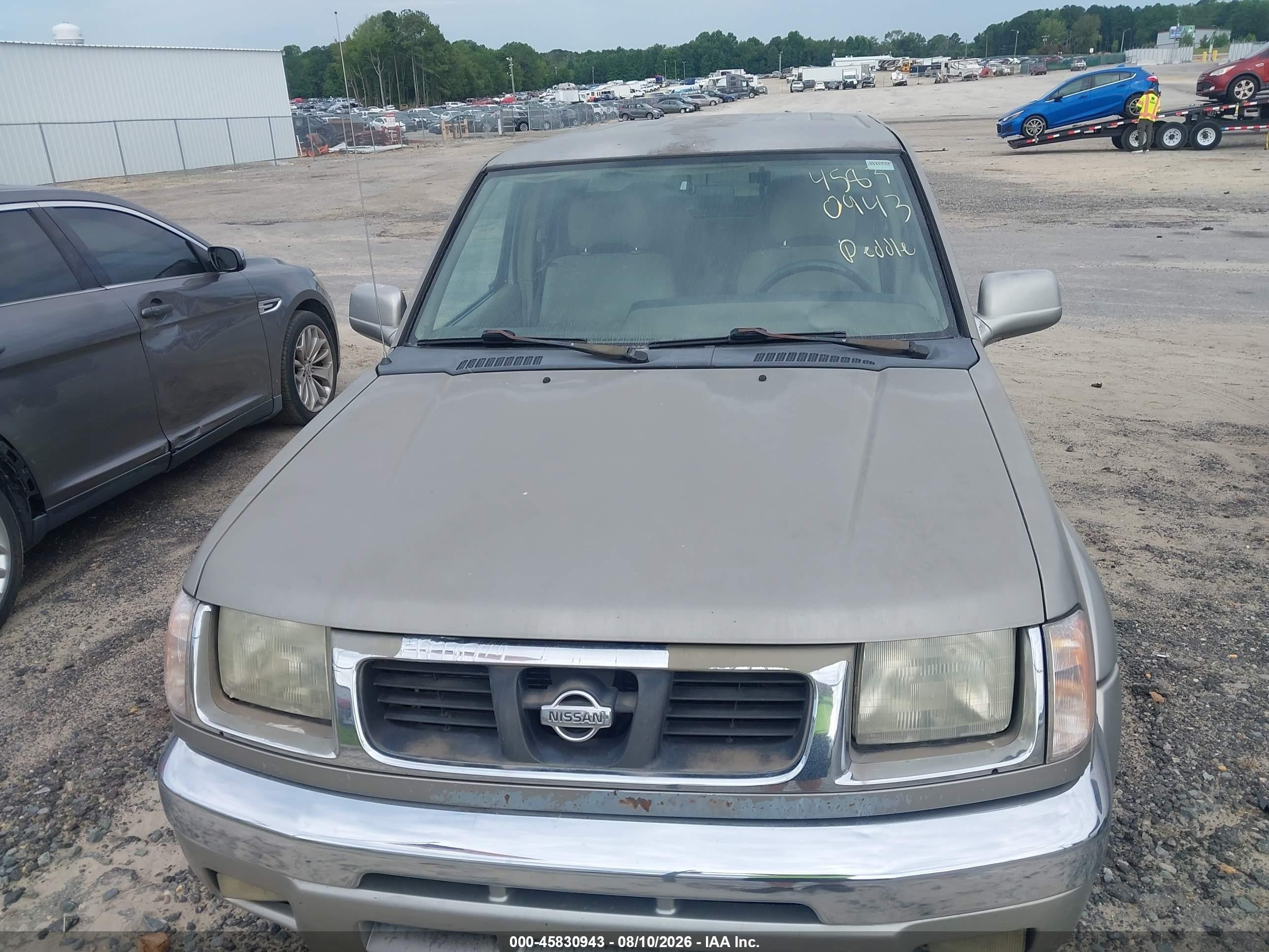 2000 Nissan Frontier Se-v6/xe-v6 Gray vin: 1N6ED27T2YC320725