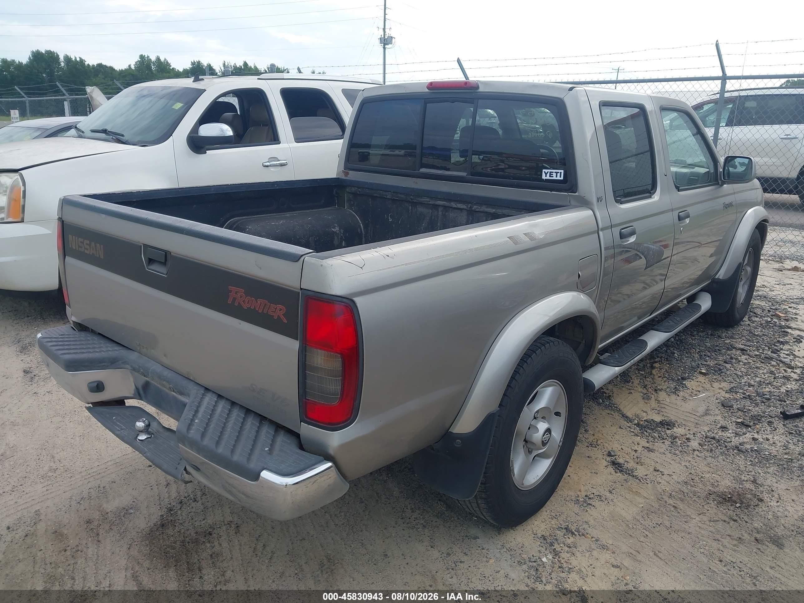 2000 Nissan Frontier Se-v6/xe-v6 Gray vin: 1N6ED27T2YC320725