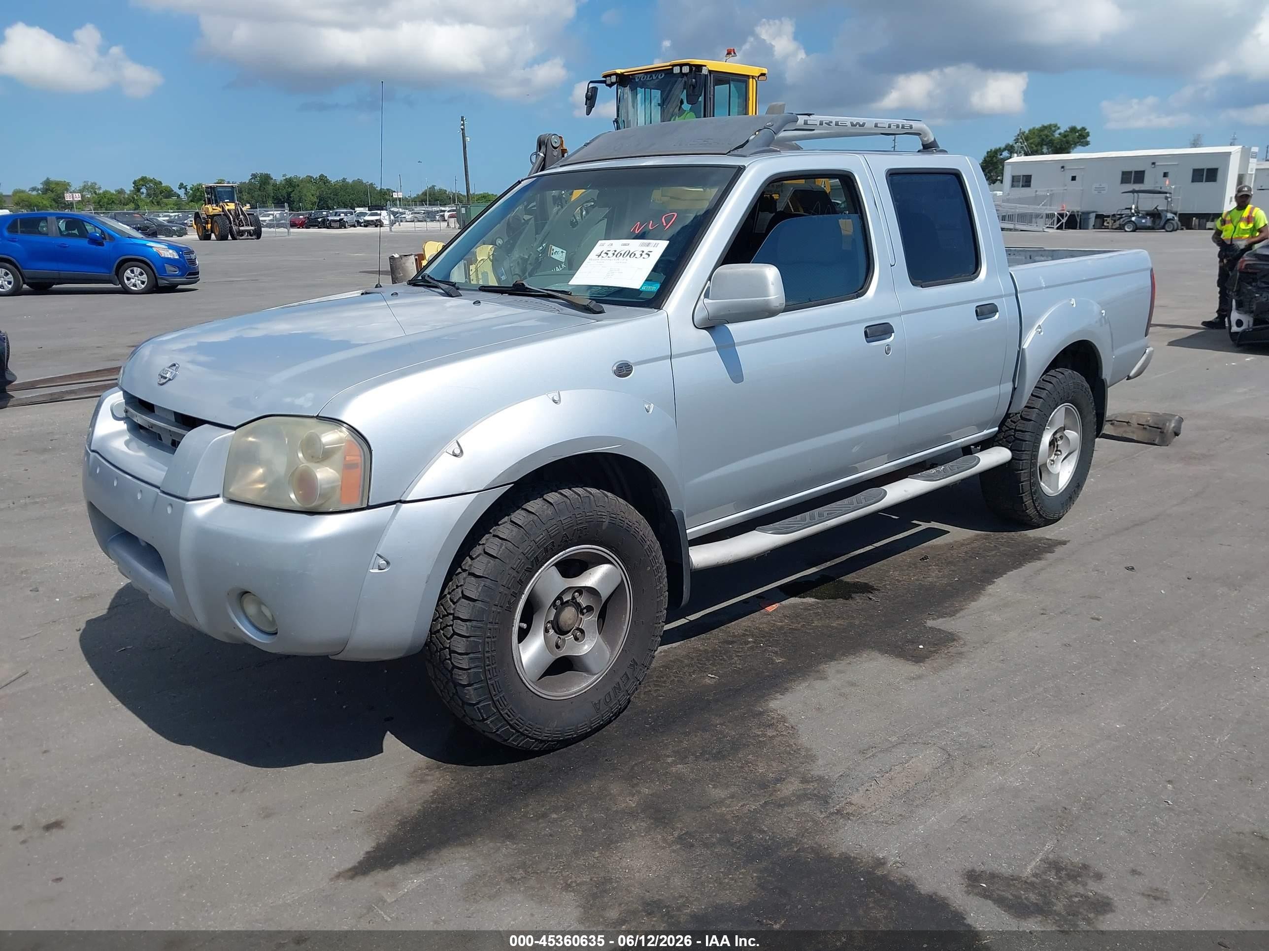 2001 Nissan Frontier Se-v6 Silver vin: 1N6ED27T31C334087