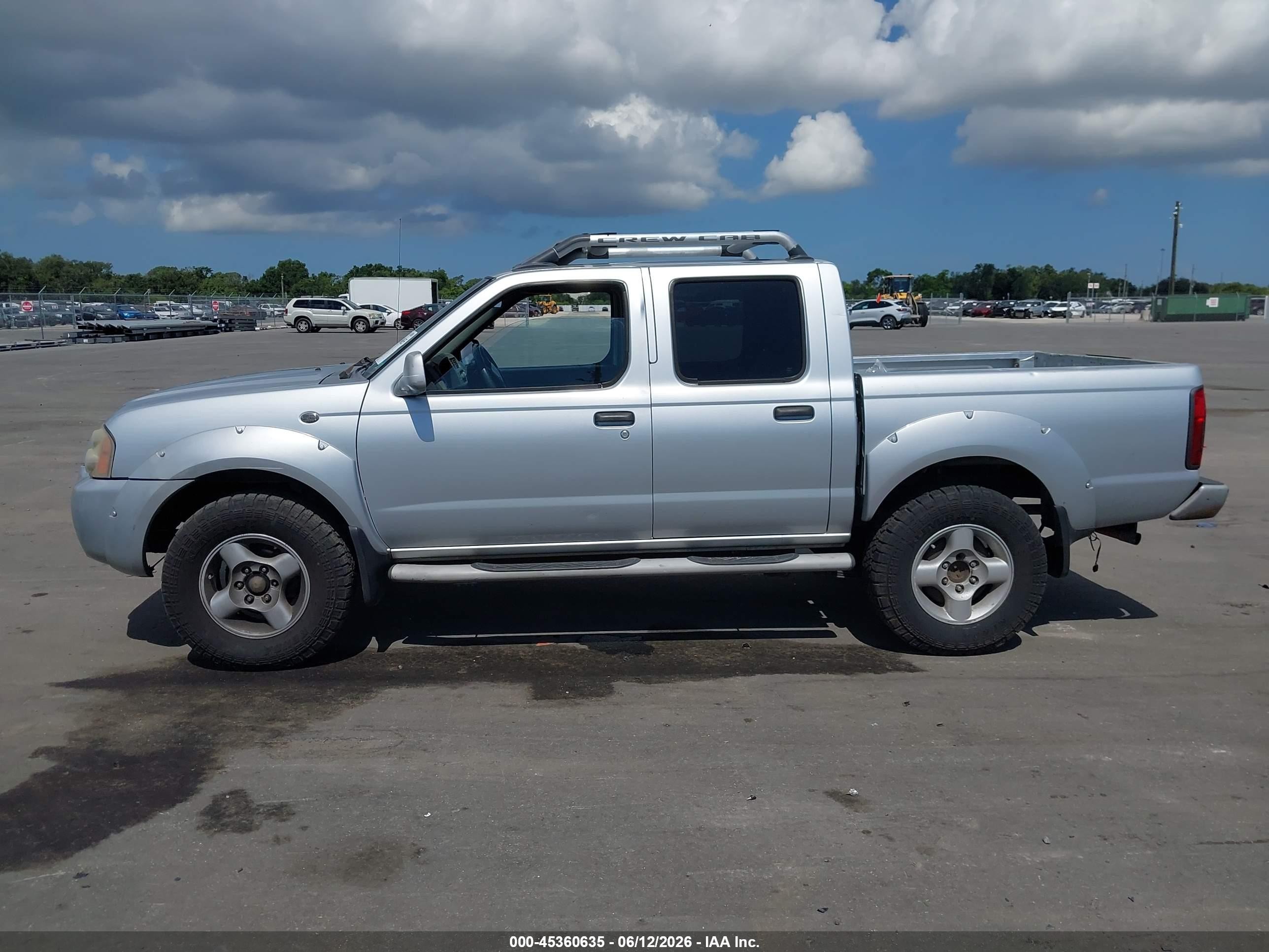 2001 Nissan Frontier Se-v6 Silver vin: 1N6ED27T31C334087
