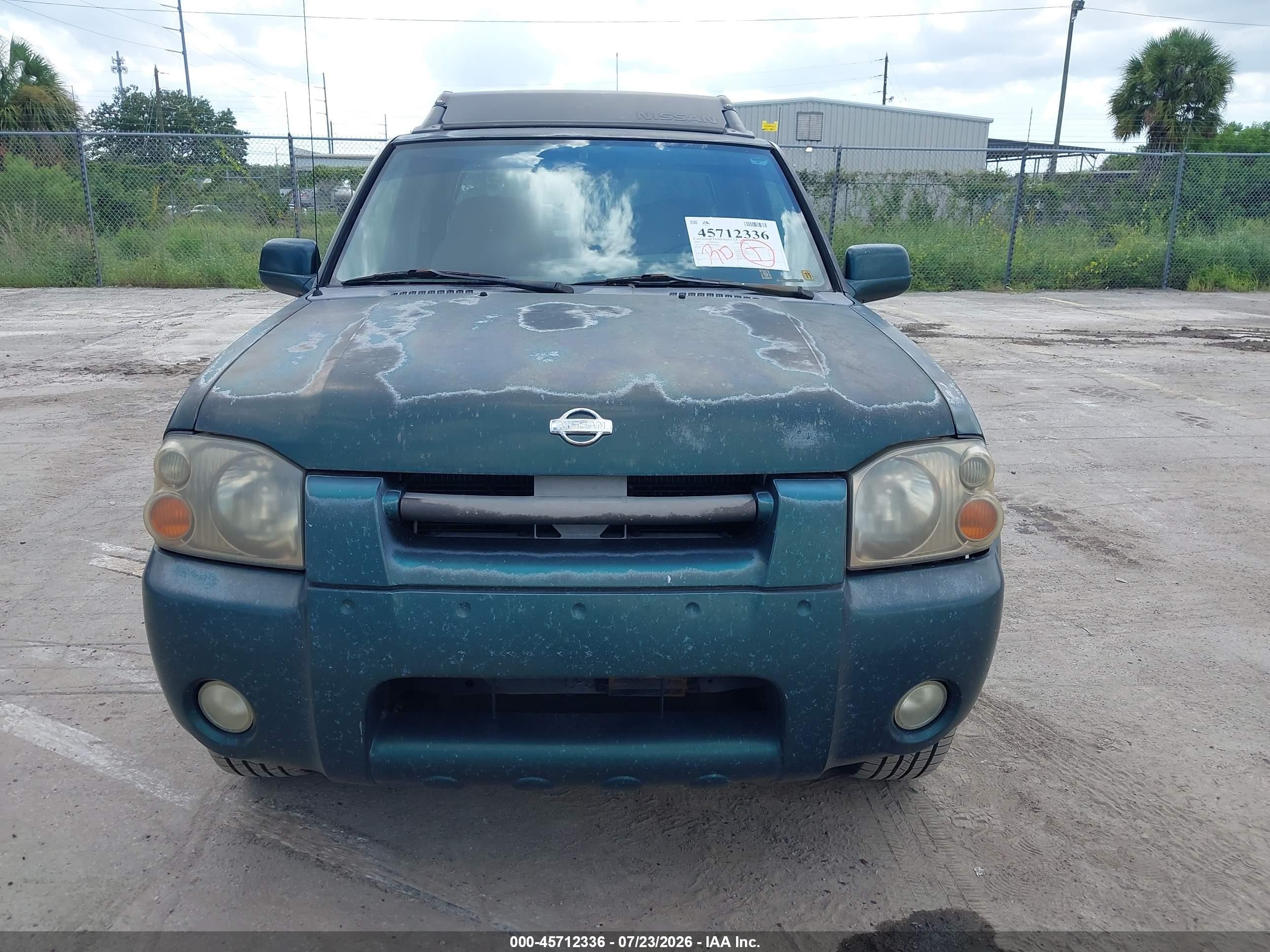 2001 Nissan Frontier Se-v6 Green vin: 1N6ED27T31C339581