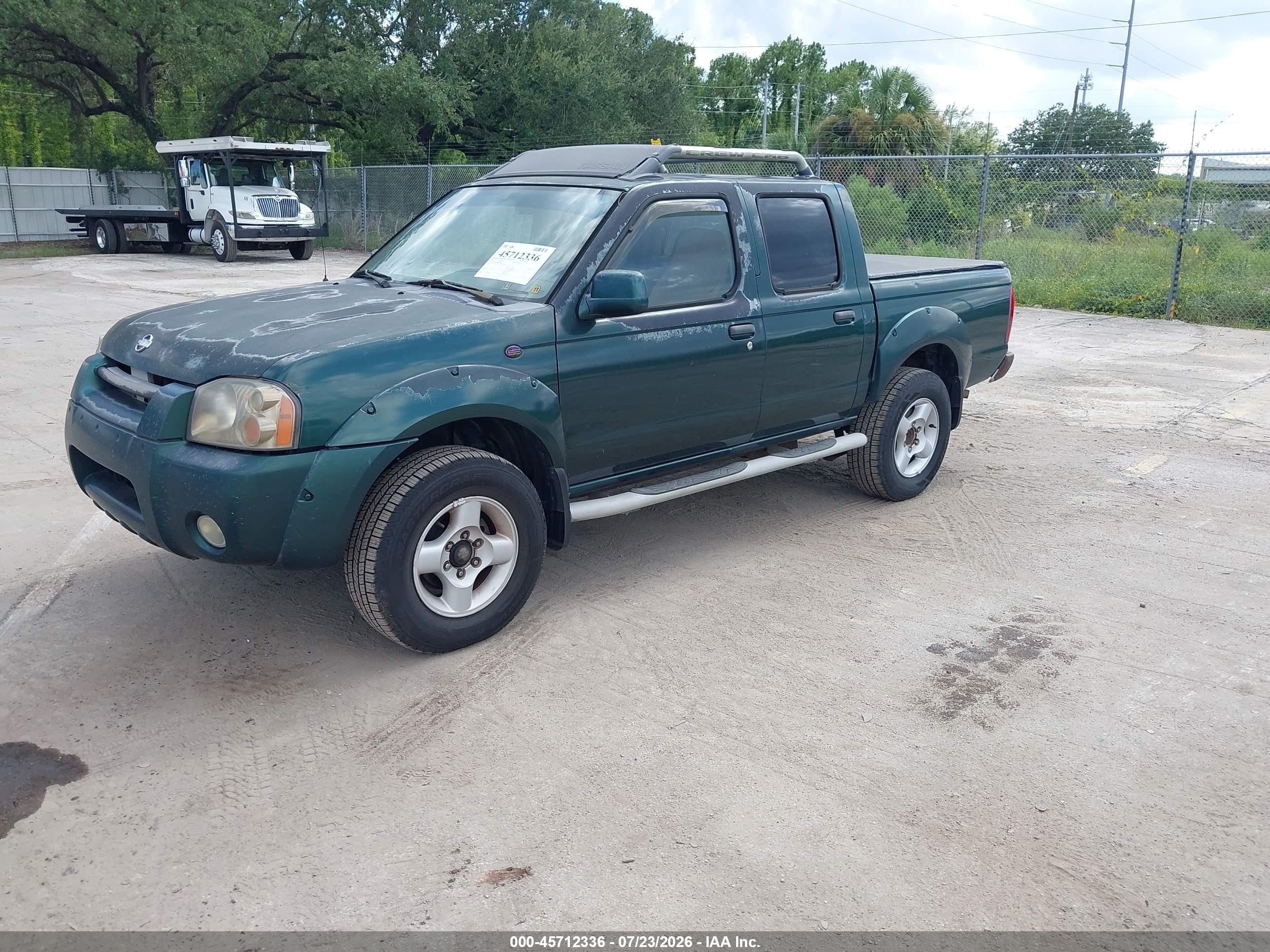2001 Nissan Frontier Se-v6 Green vin: 1N6ED27T31C339581