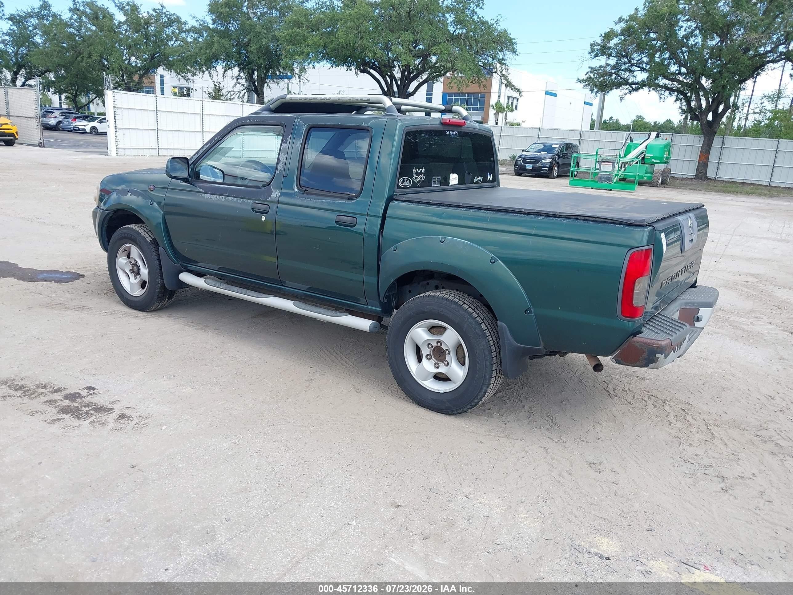 2001 Nissan Frontier Se-v6 Green vin: 1N6ED27T31C339581