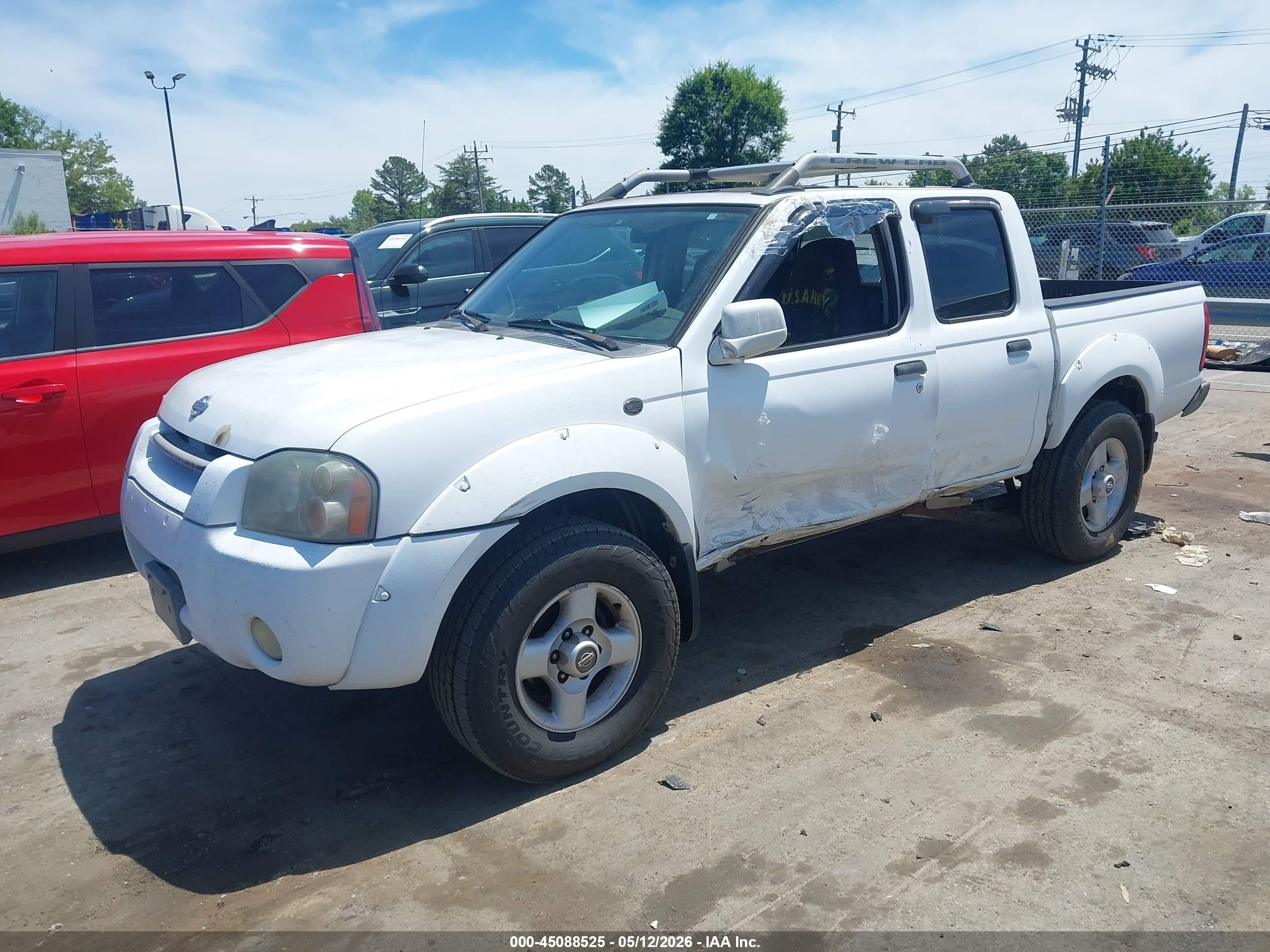 2001 Nissan Frontier Se-v6 White vin: 1N6ED27T31C345218